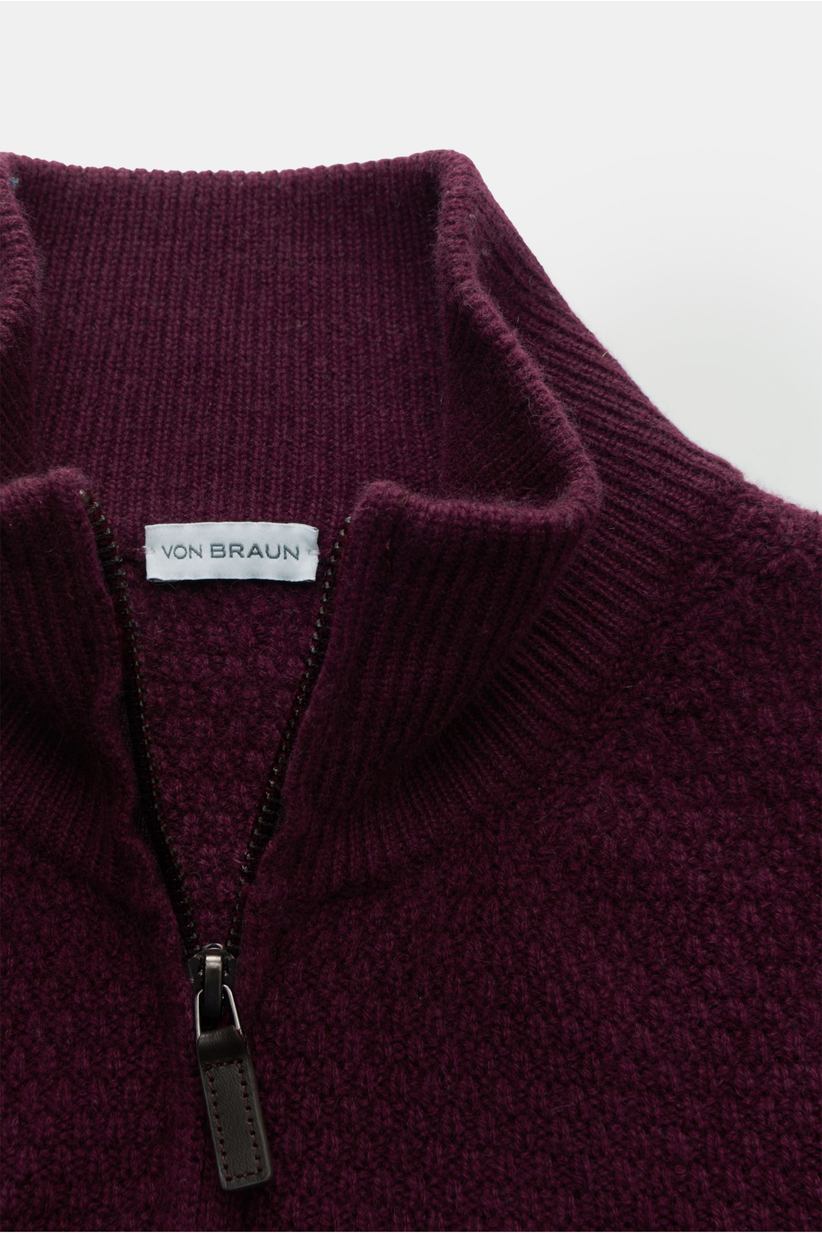 von Braun Cashmere Strickjacke bordeaux