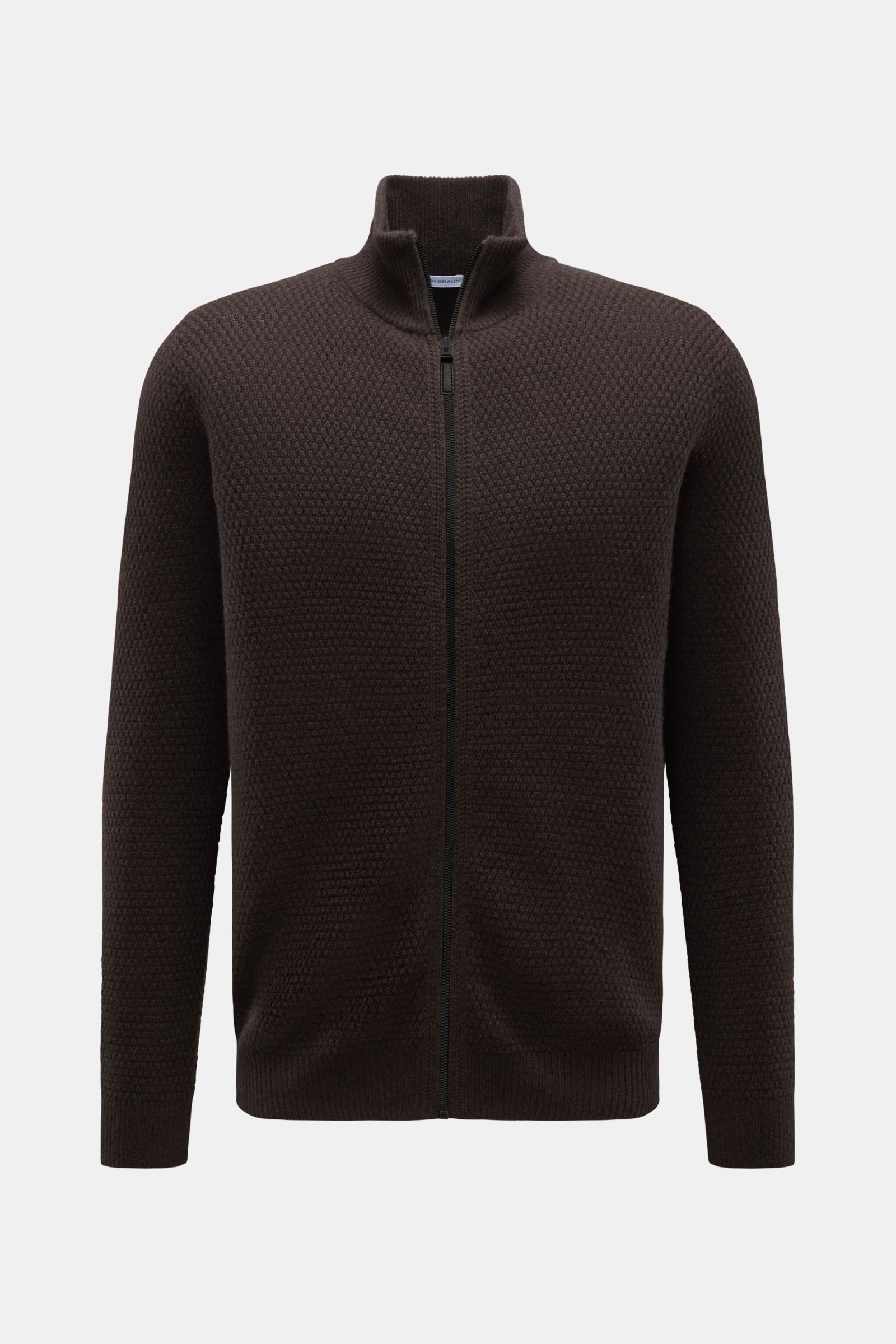 von Braun Cashmere Strickjacke dunkelbraun