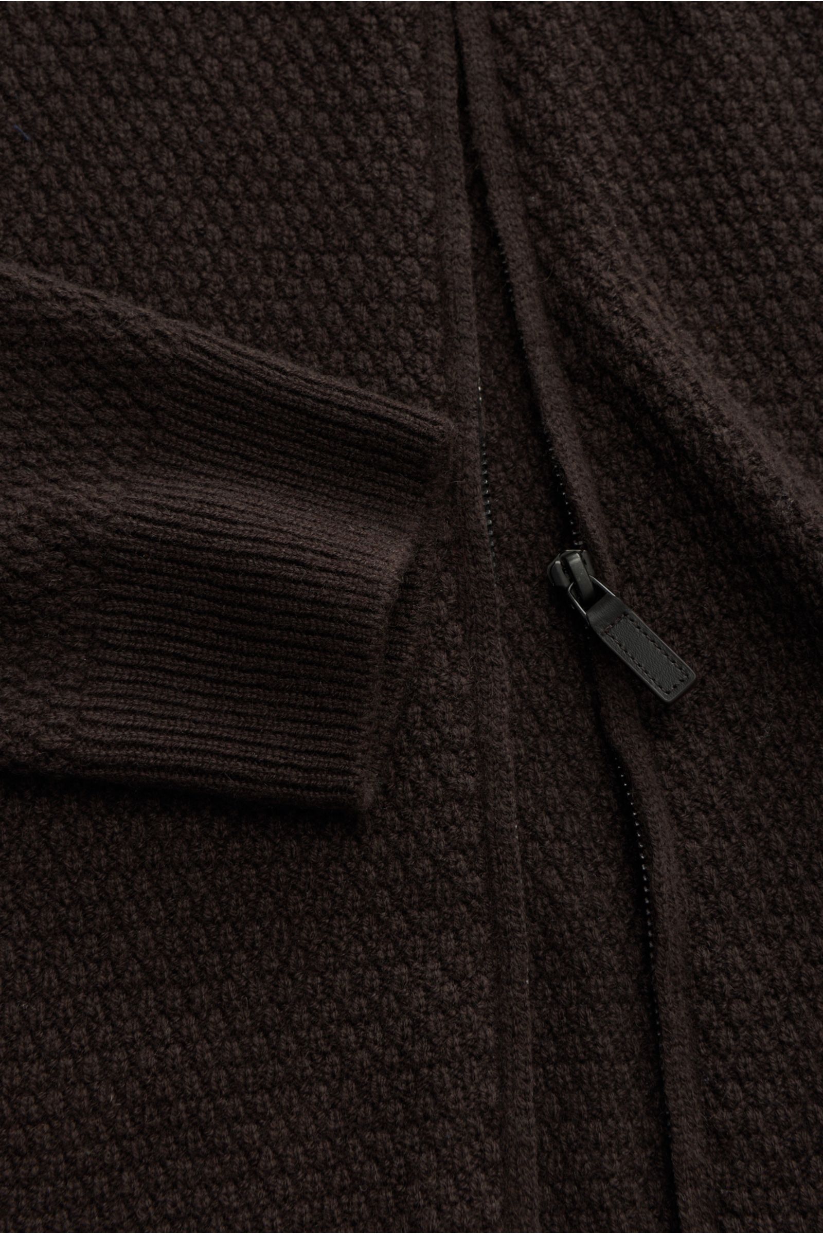 von Braun Cashmere Strickjacke dunkelbraun