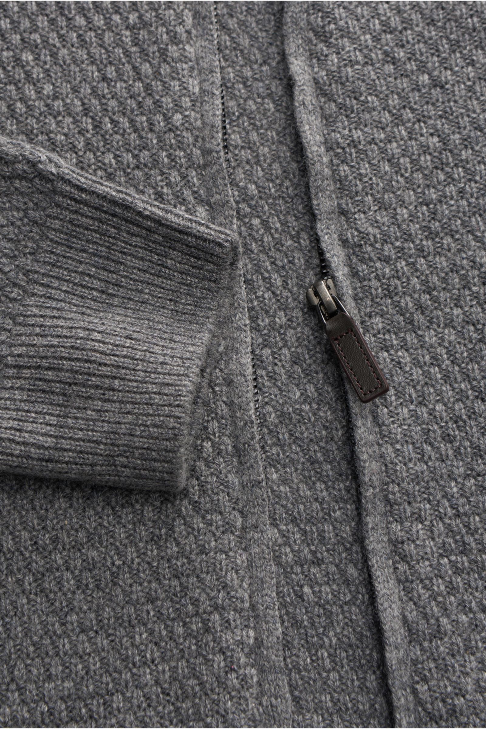 von Braun Cashmere Strickjacke grau