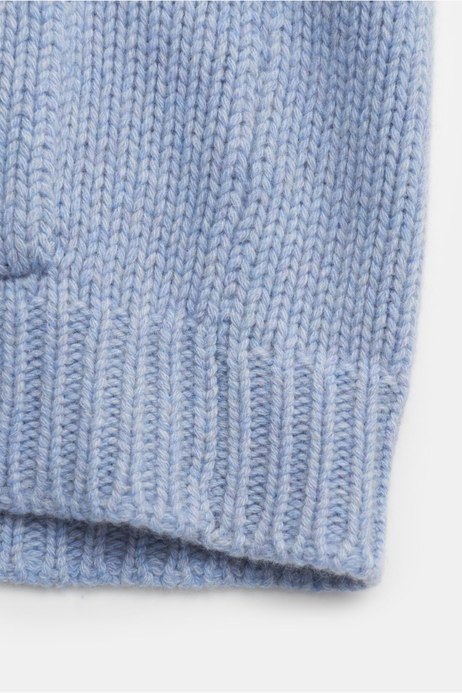 04651/ A trip in a bag Cashmere Cardigan hellblau