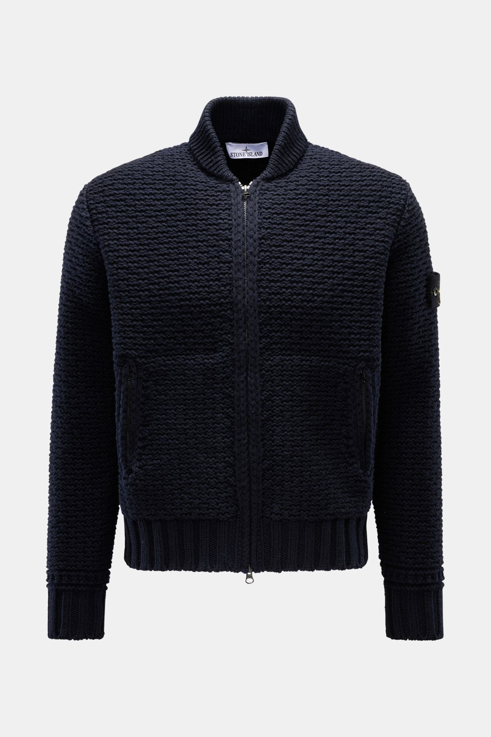 STONE ISLAND ネイビー カーディガン 【公式通販】