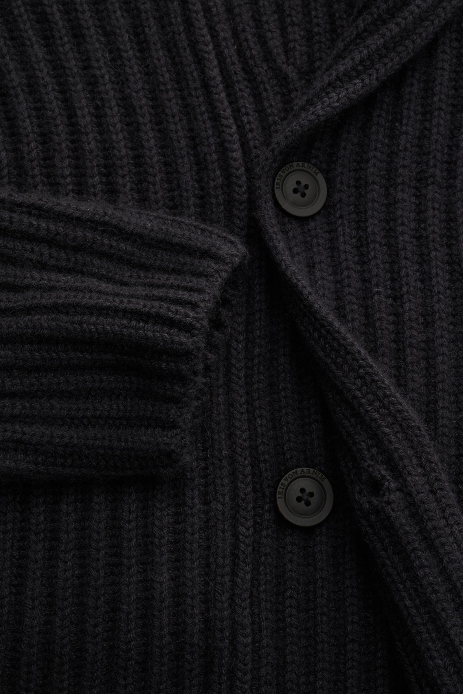 Iris von Arnim Cashmere Cardigan 'Arvada' dunkelgrau