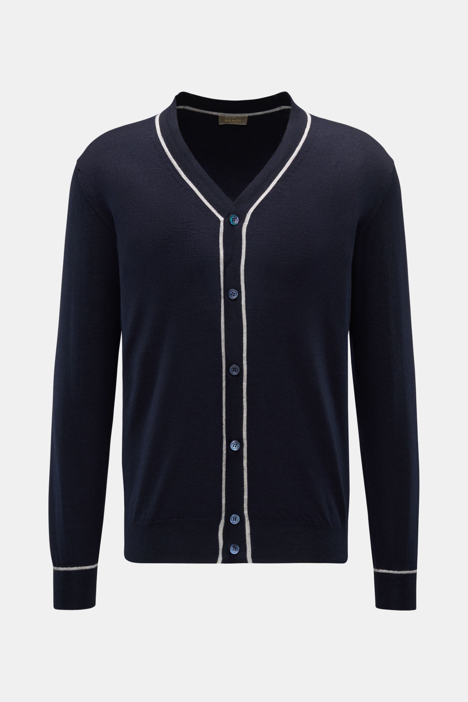 Cruciani Feinstrick-Cardigan navy
