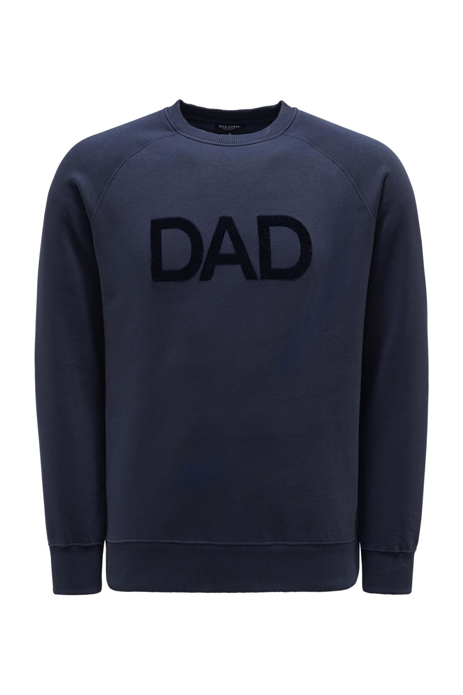 Crew neck sweatshirt 'Dad' navy