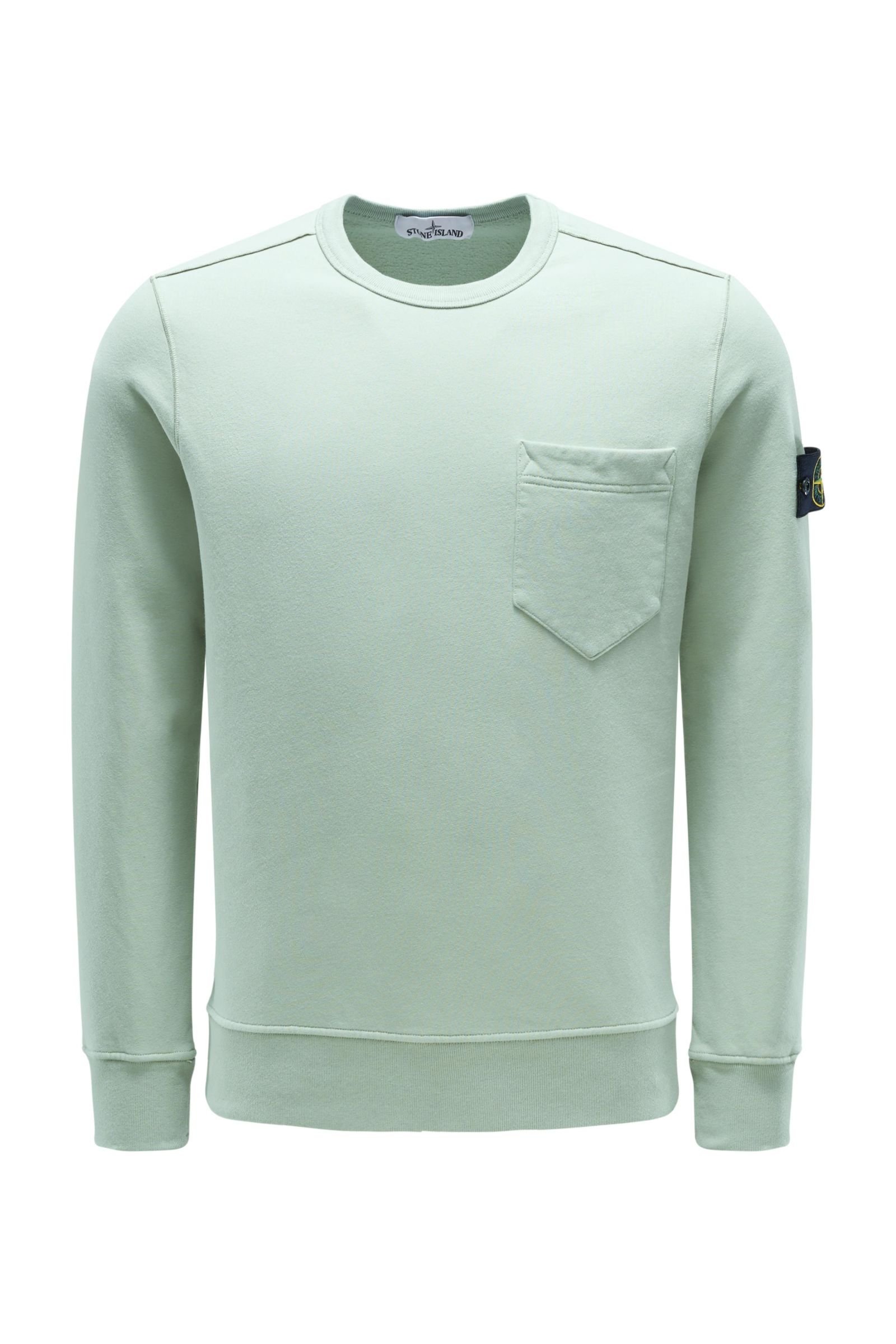 R-Neck Sweatshirt mintgrün