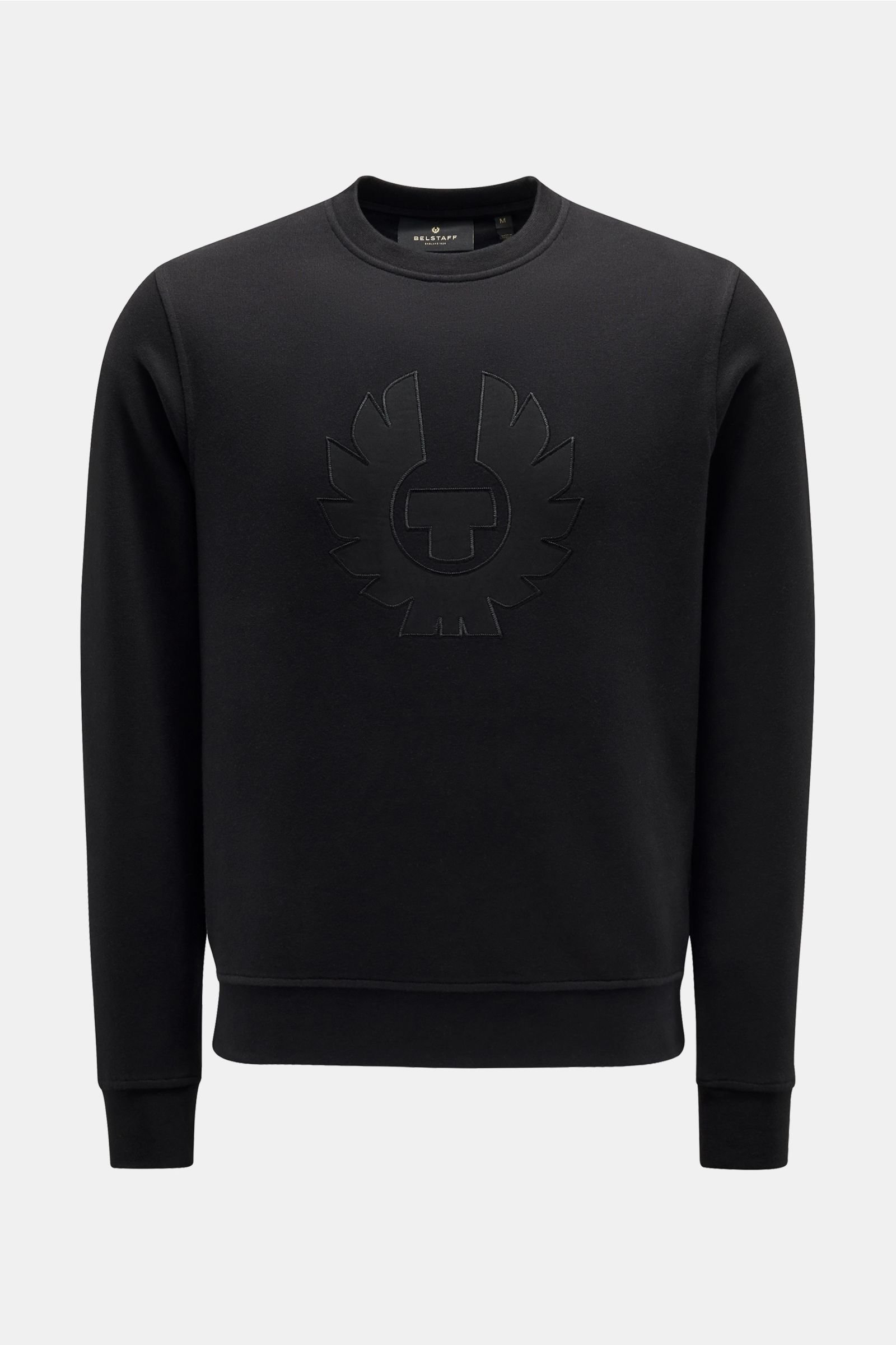 R-Neck Sweatshirt 'Phoenix Applique' schwarz