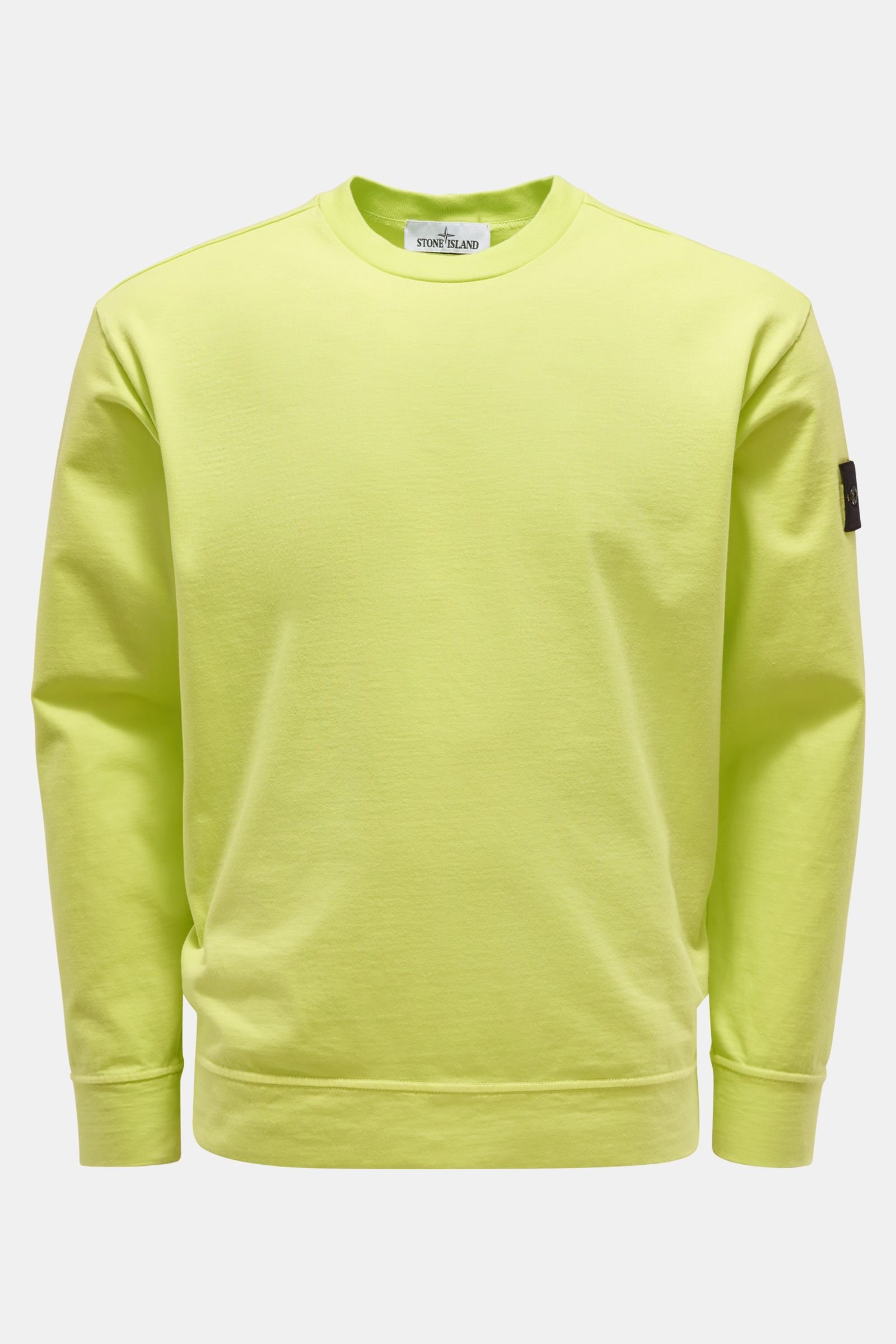 Rundhals-Sweatshirt neongrün