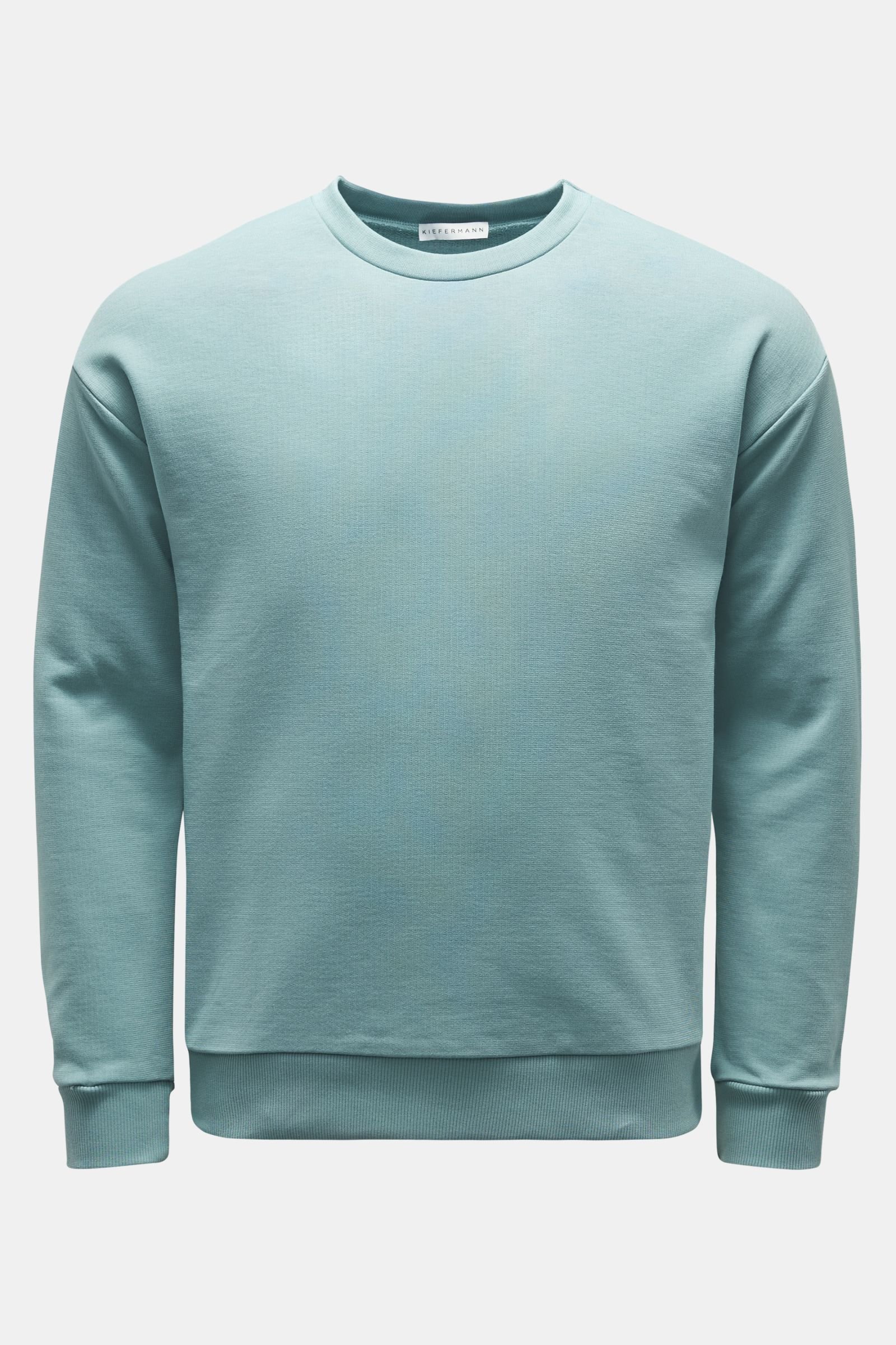 Crew neck sweatshirt 'Anselm' turquoise