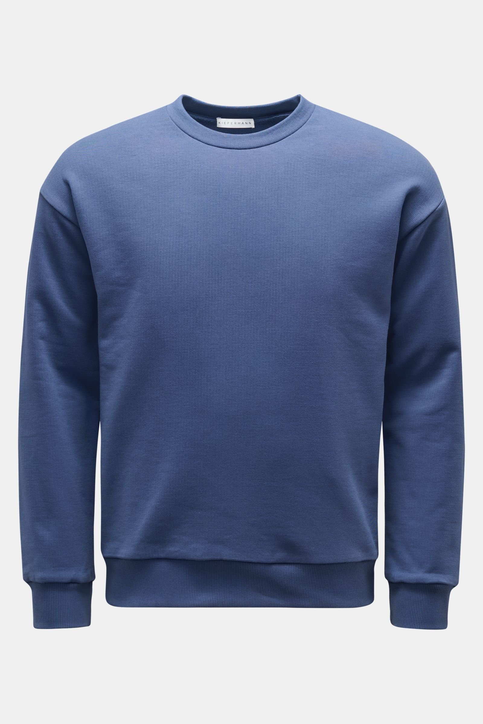 Crew neck sweatshirt 'Anselm' grey-blue