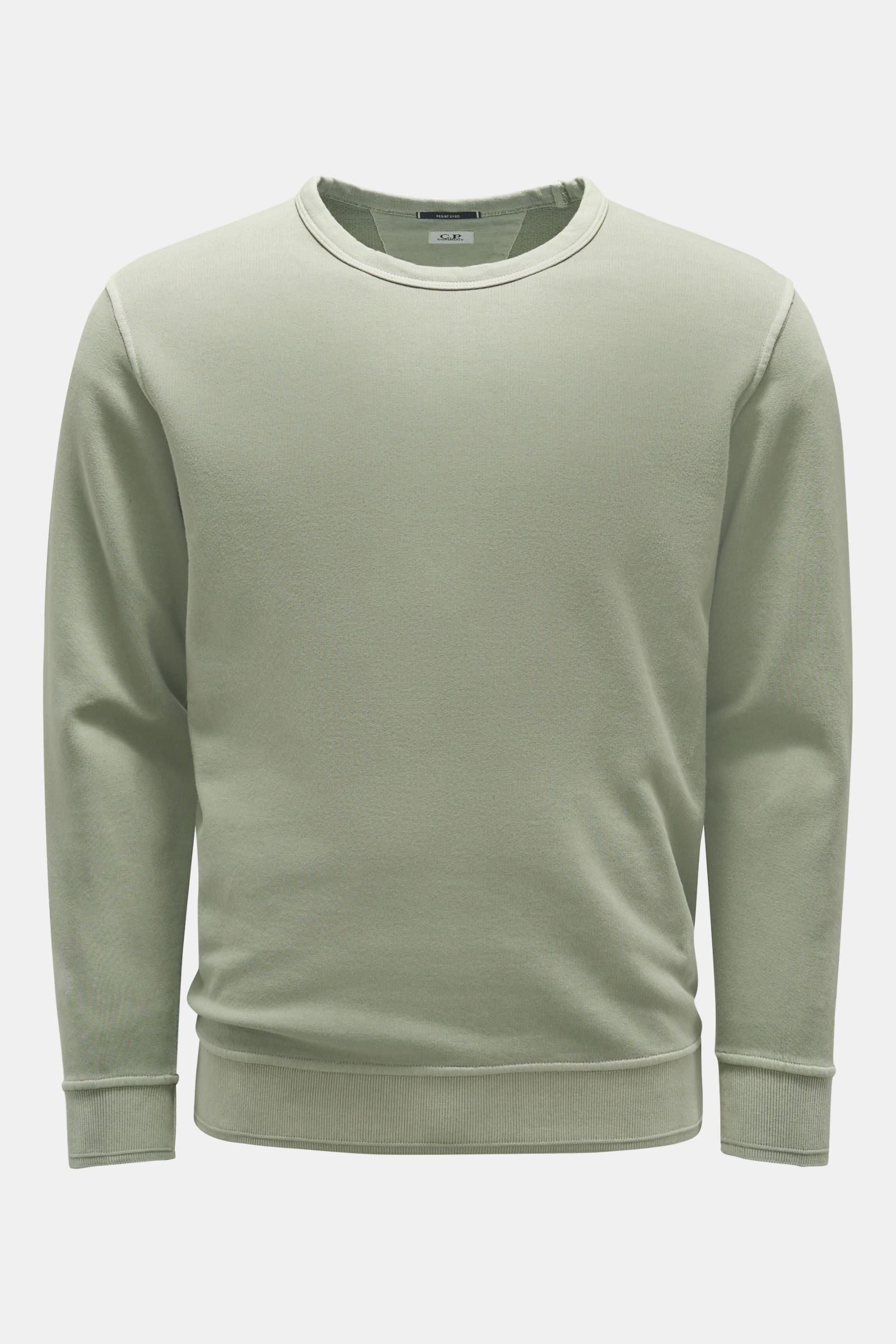 Crew neck sweatshirt 'Resist Dyed' grey-green