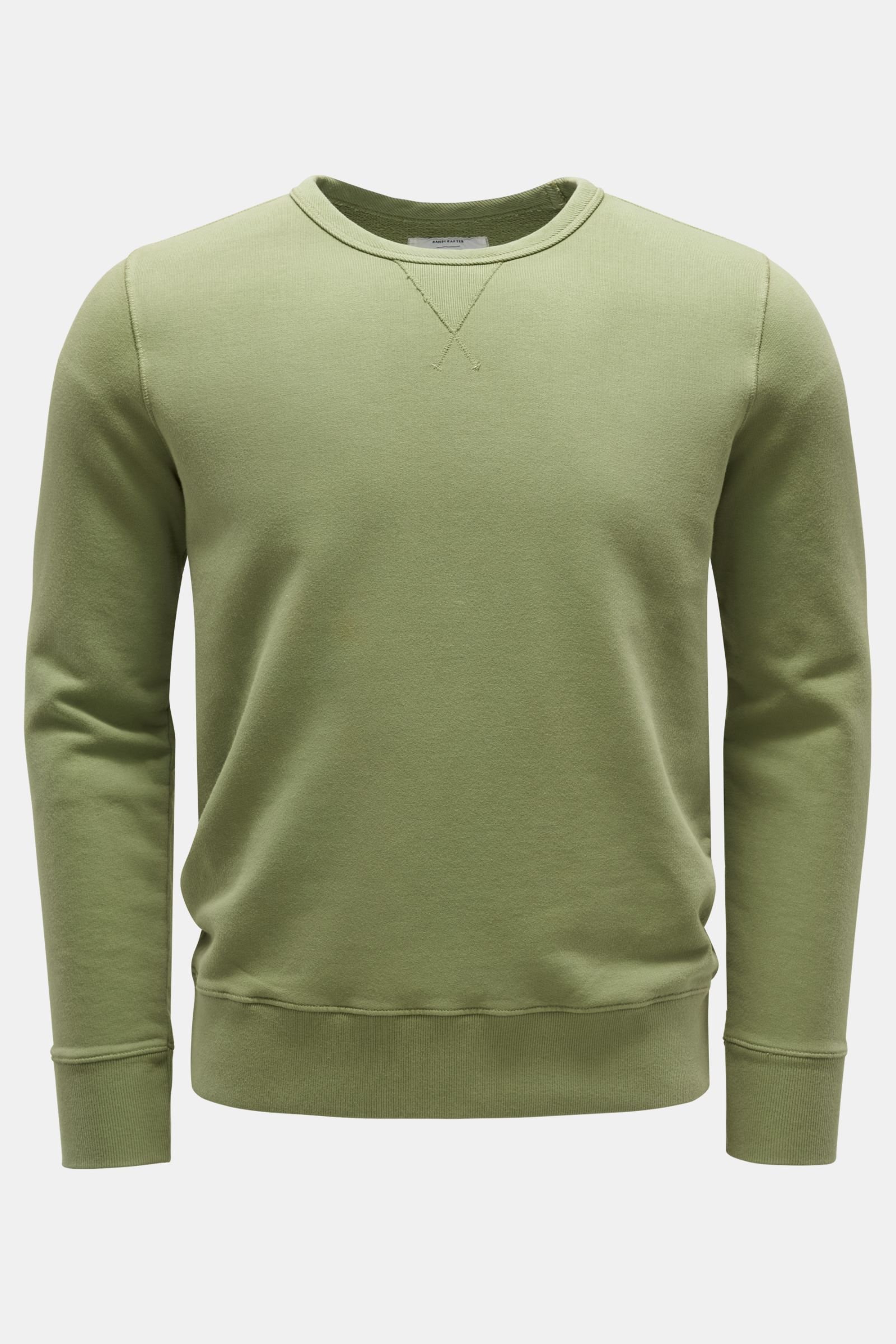 Rundhals-Sweatshirt hellgrün