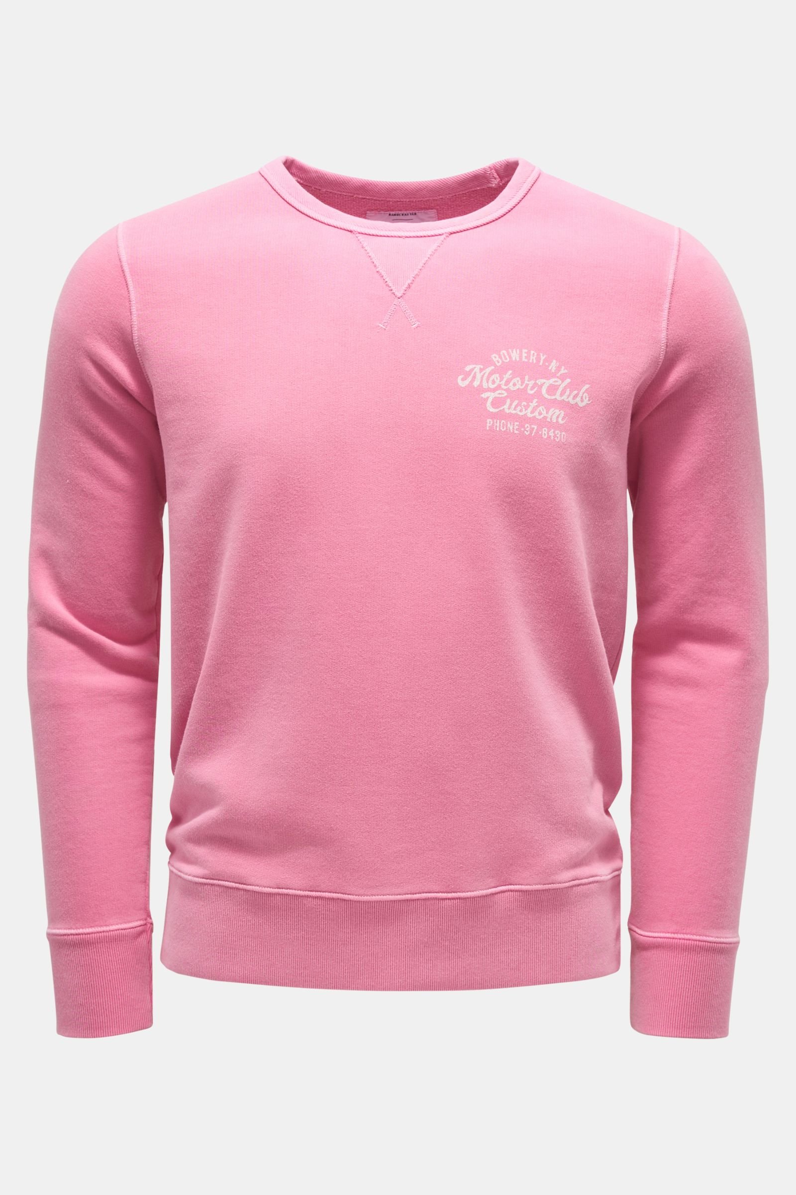 Rundhals-Sweatshirt rosé