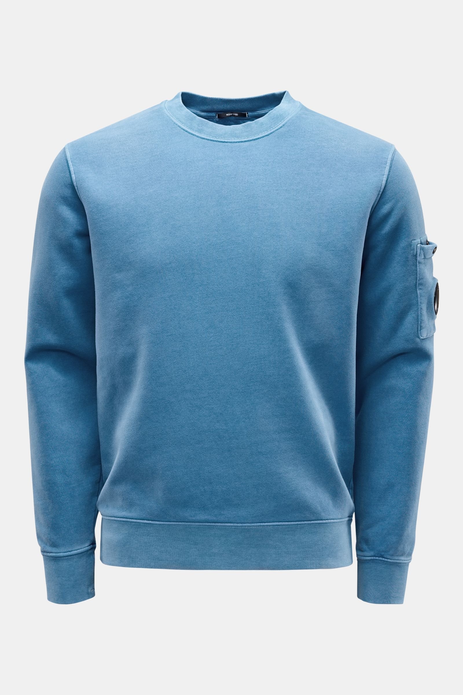 Crew neck sweatshirt smoky blue