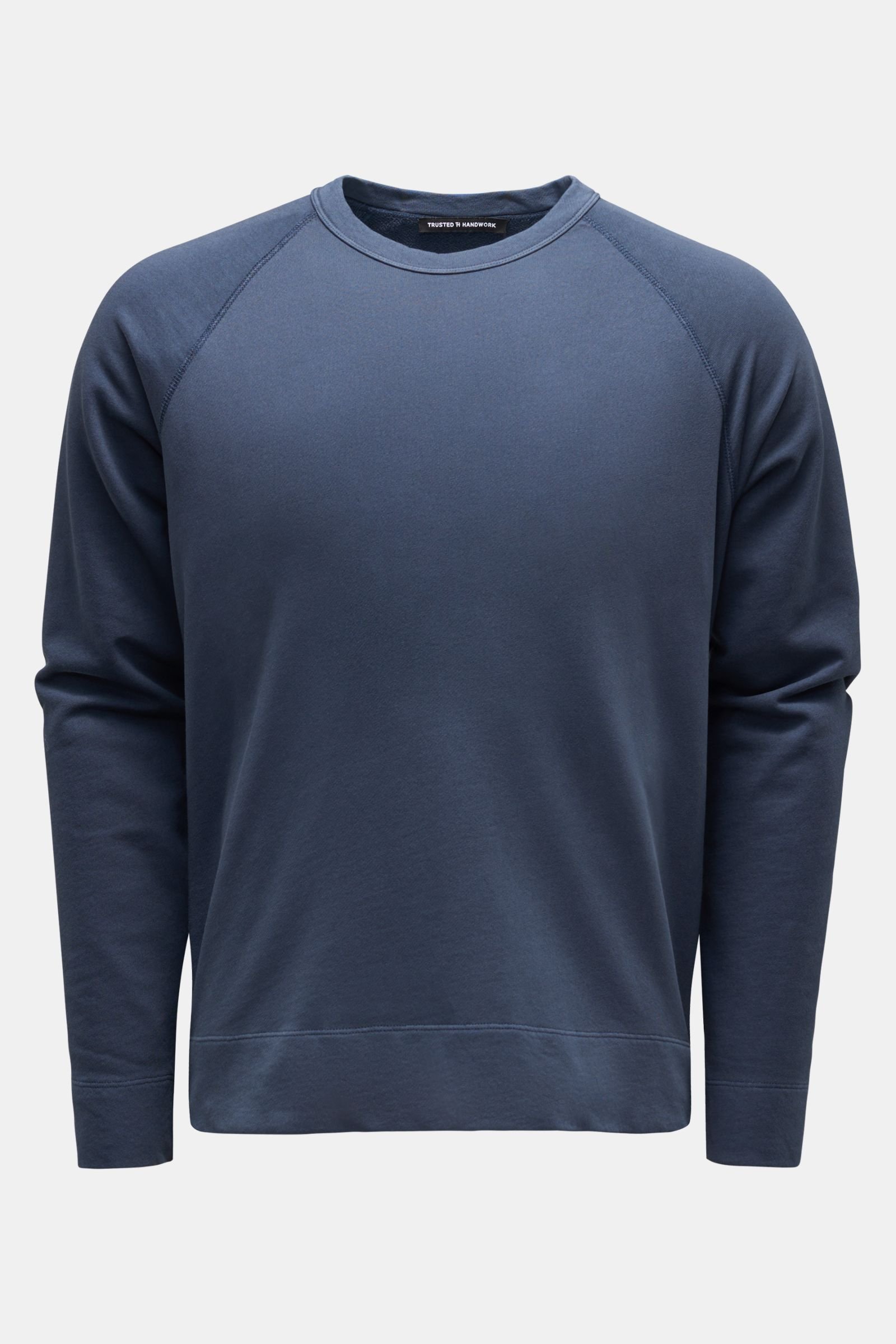 Crew neck sweatshirt 'London' grey-blue