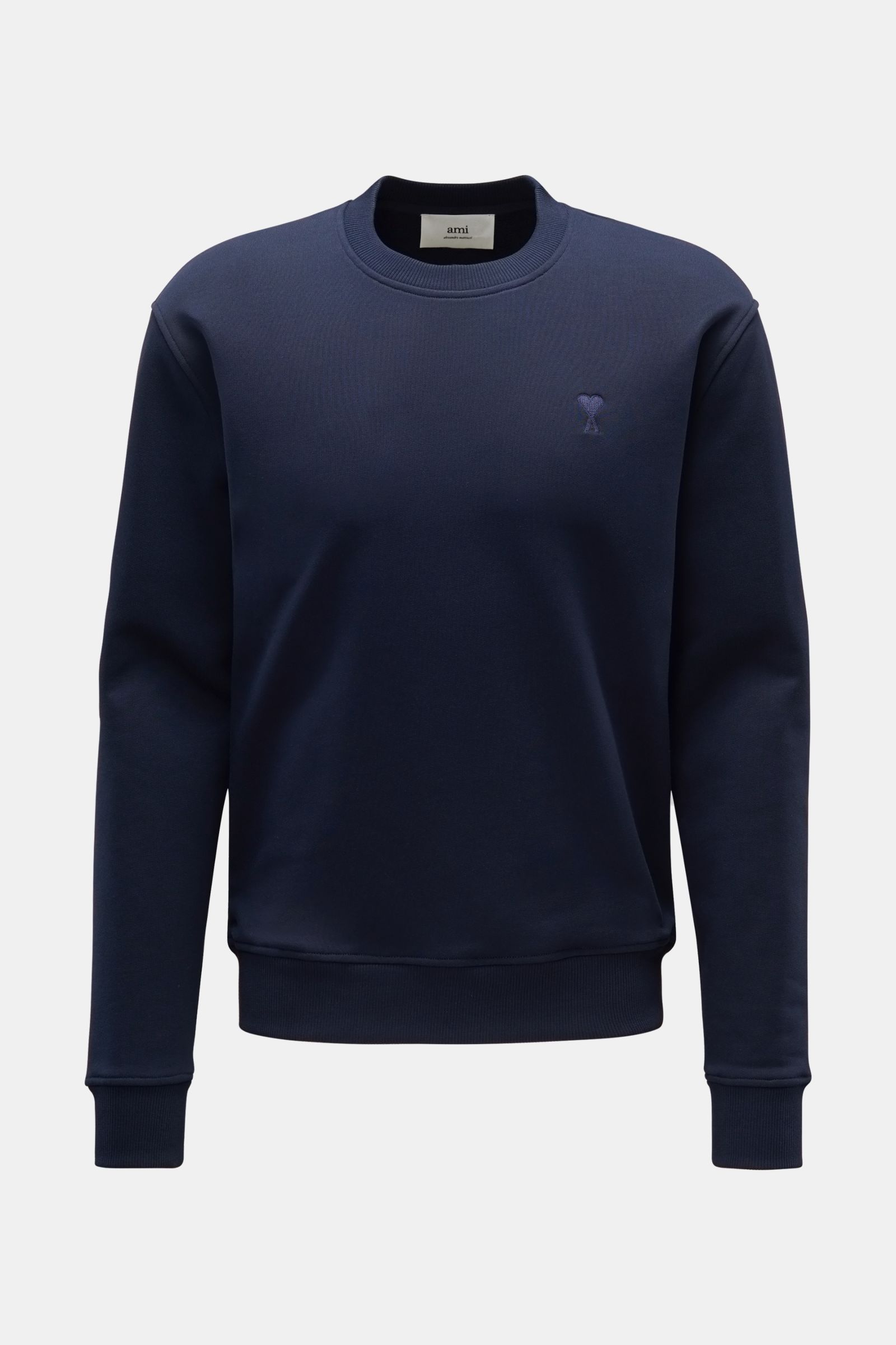 Ami Paris Crew neck sweatshirt navy