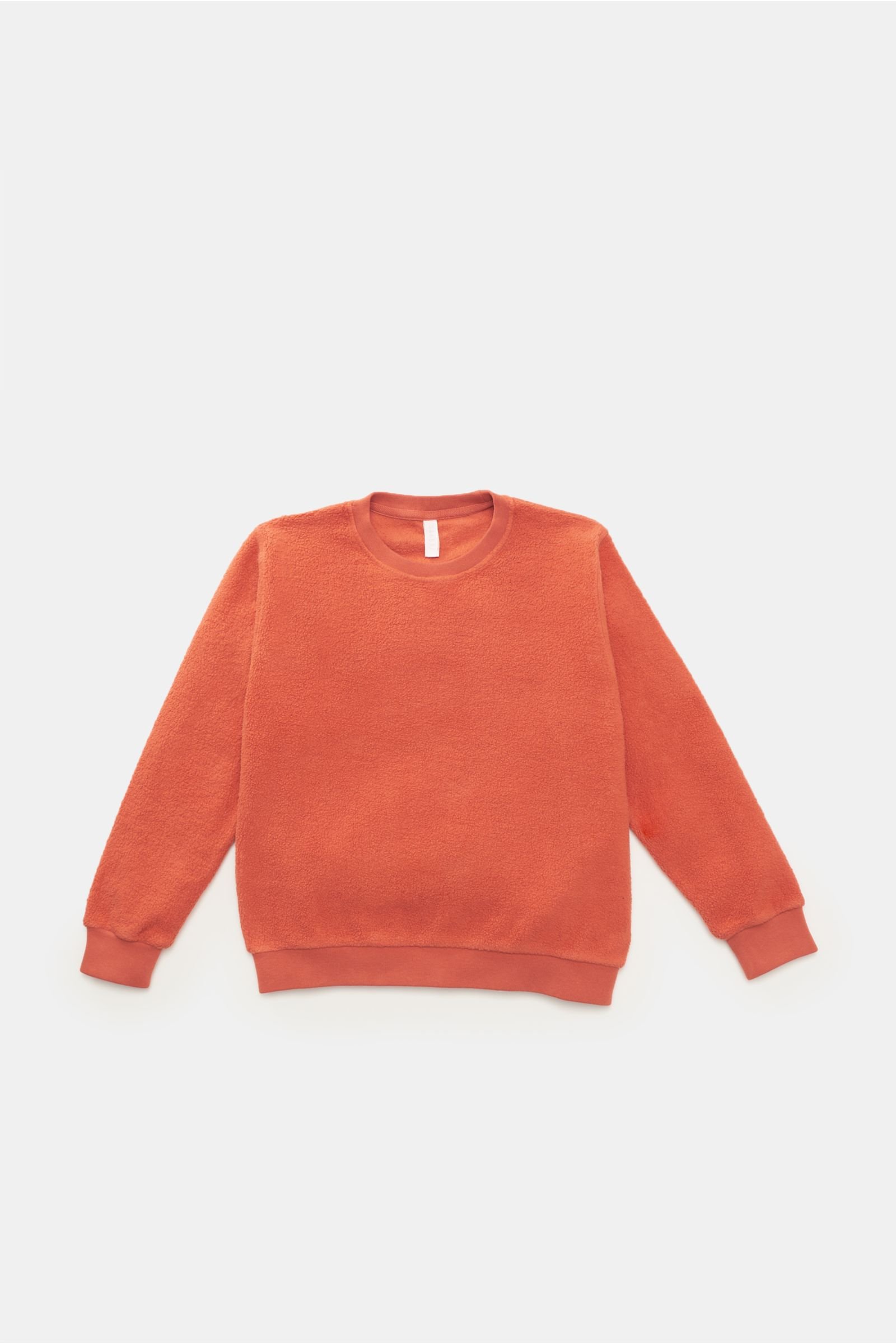 Kids fleece crew neck sweatshirt 'Oyster Kids PF Crew' orange