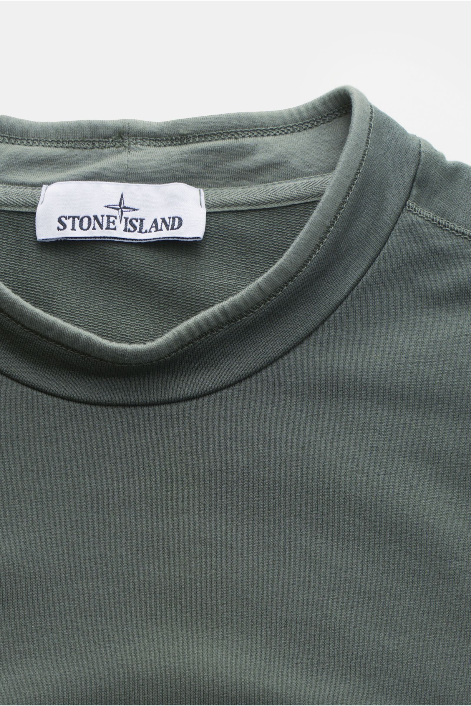 STONE ISLAND Rundhals-Sweatshirt graugrün | BRAUN Hamburg 