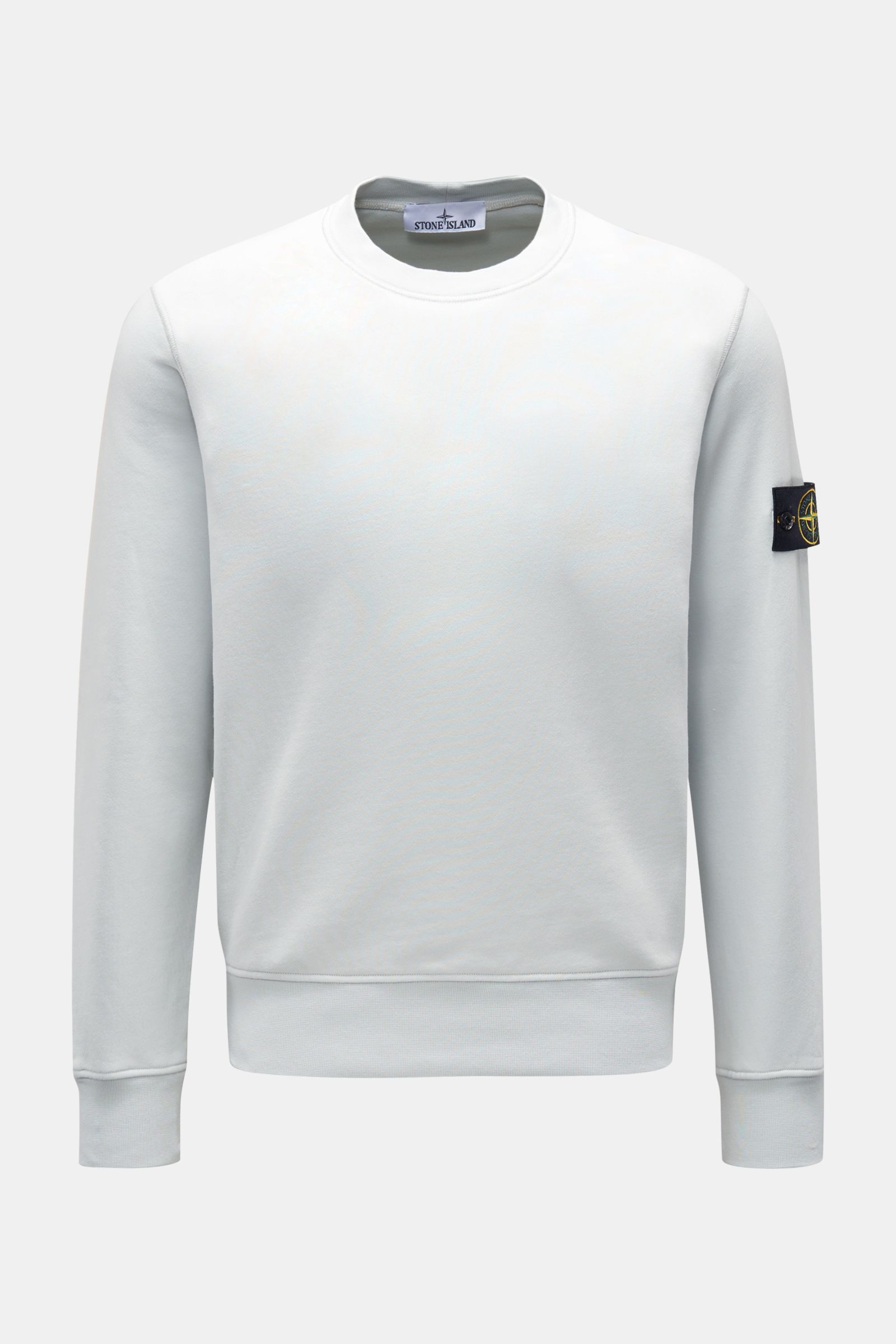 Stone Island Rundhals-Sweatshirt pastellblau