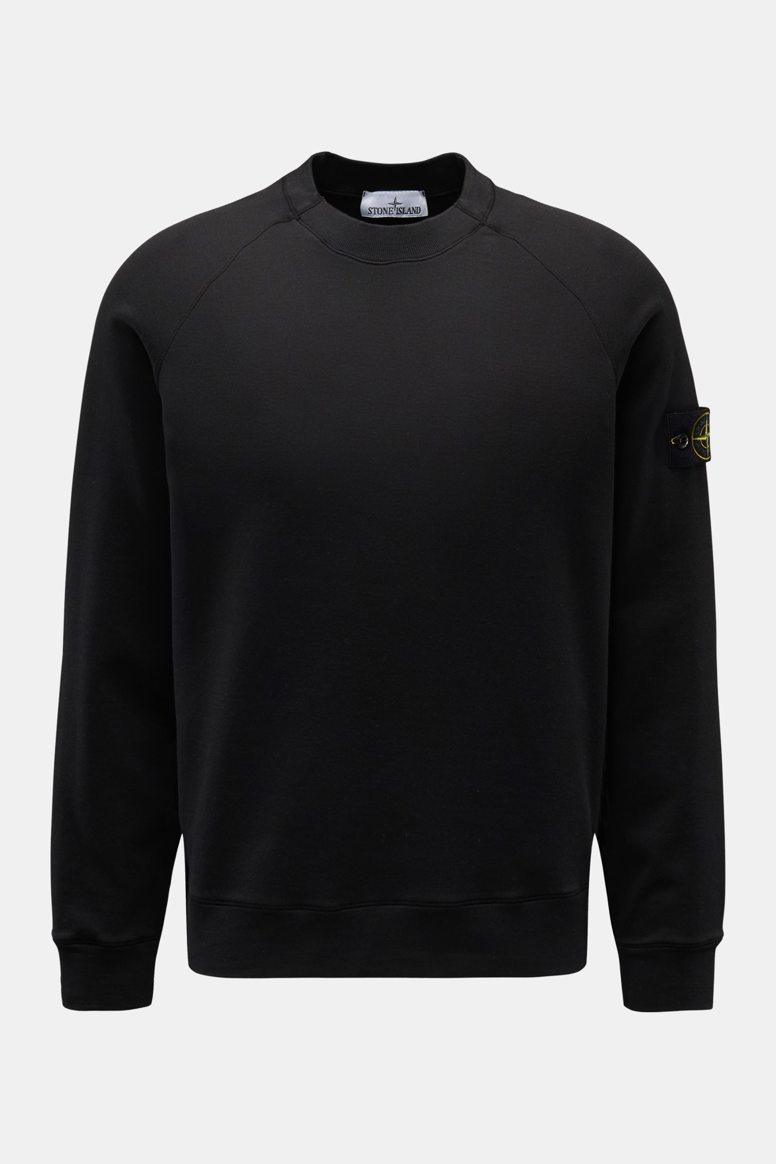 Stone  CREWNECK SWEAT ブラック　サイズM Stone Island Zip Pocket Crewneck Sweatshirt Black – Garmz Factory