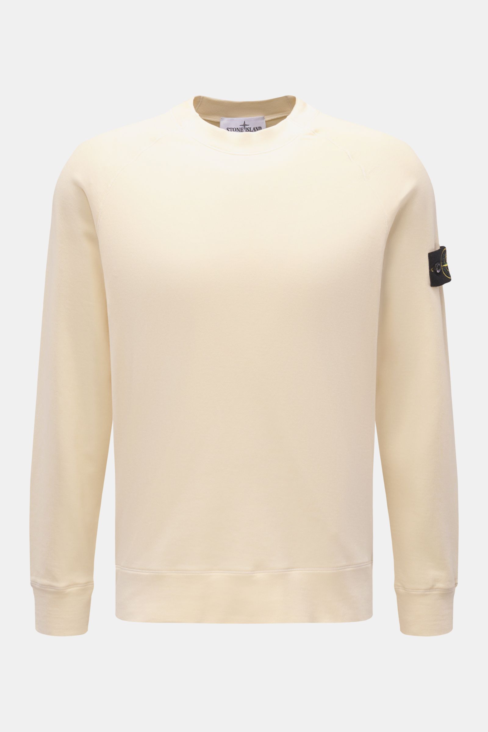 Stone Island Crew neck sweatshirt 'Felpa' pastel yellow