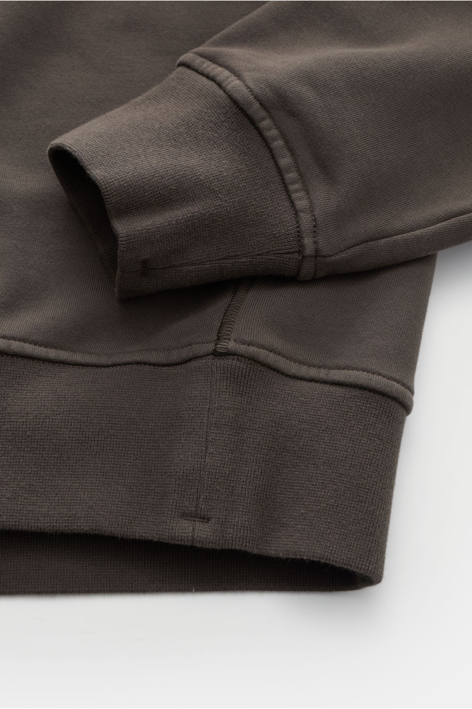 Stone Island Rundhals-Sweatshirt oliv