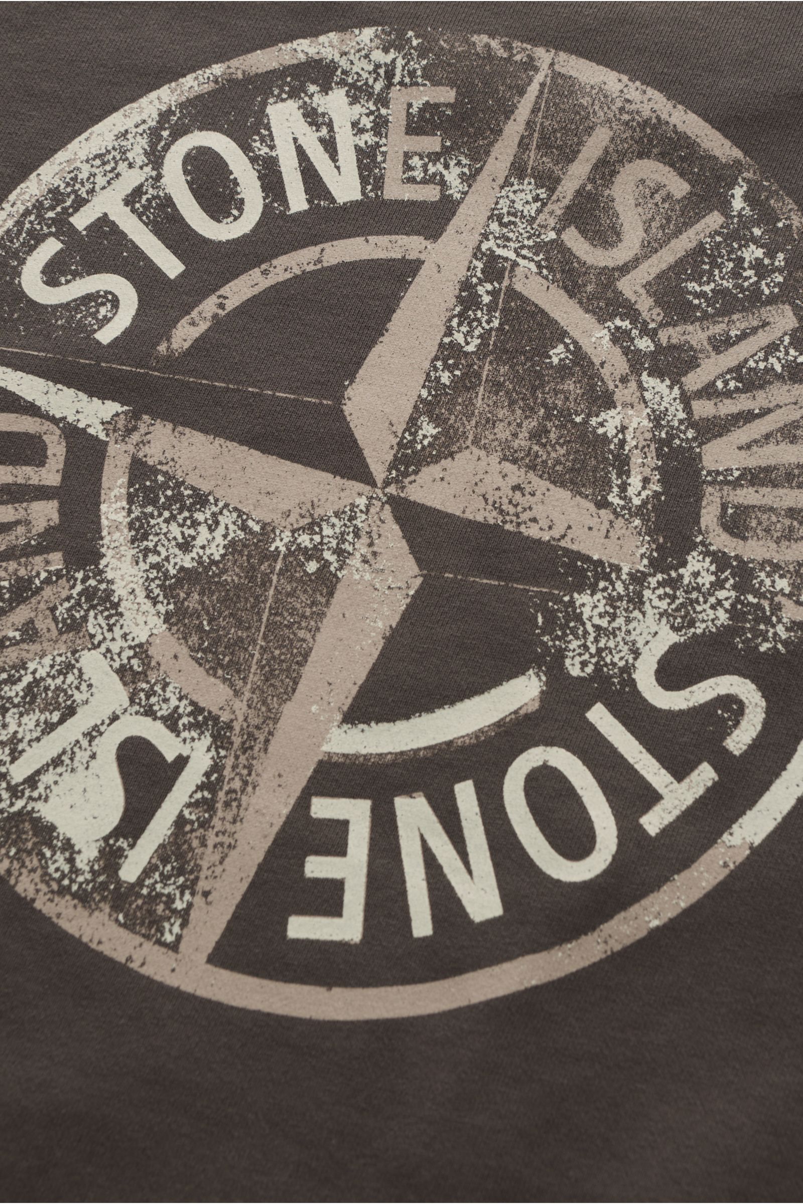 Stone Island Rundhals-Sweatshirt oliv