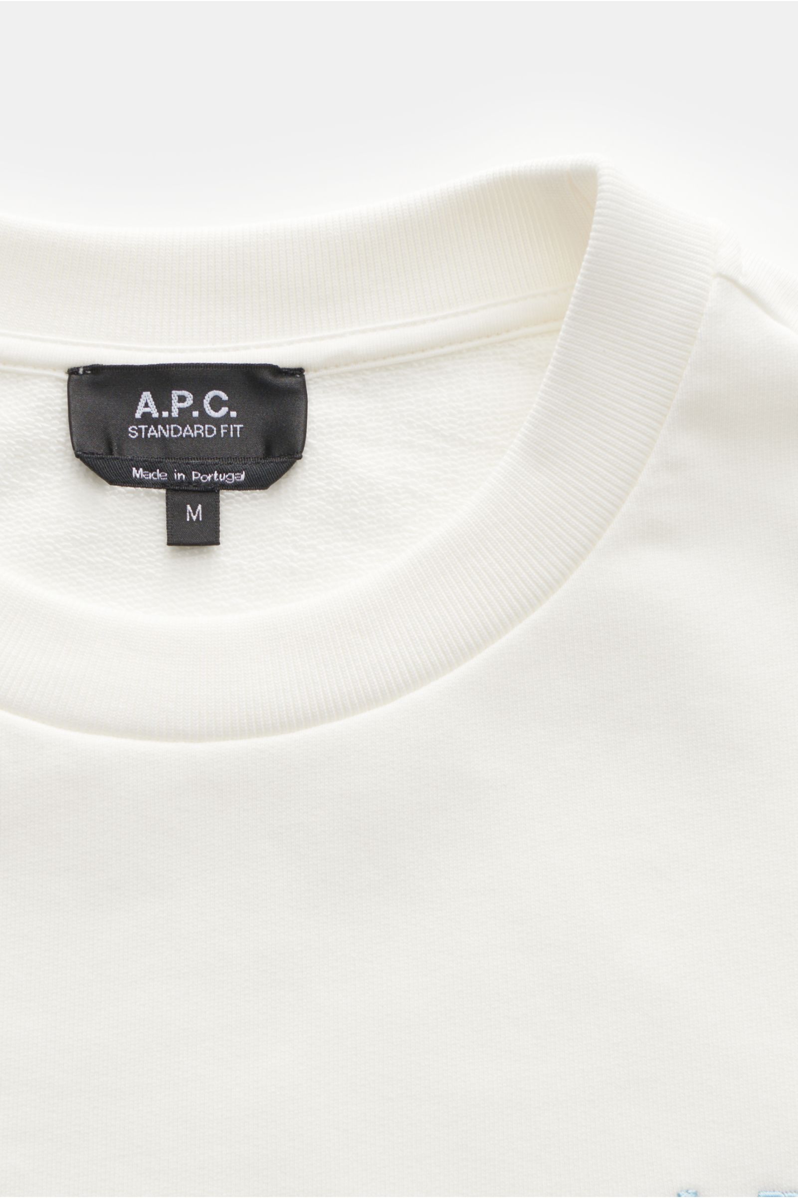 A.P.C. Crew neck sweatshirt off-white | BRAUN Hamburg
