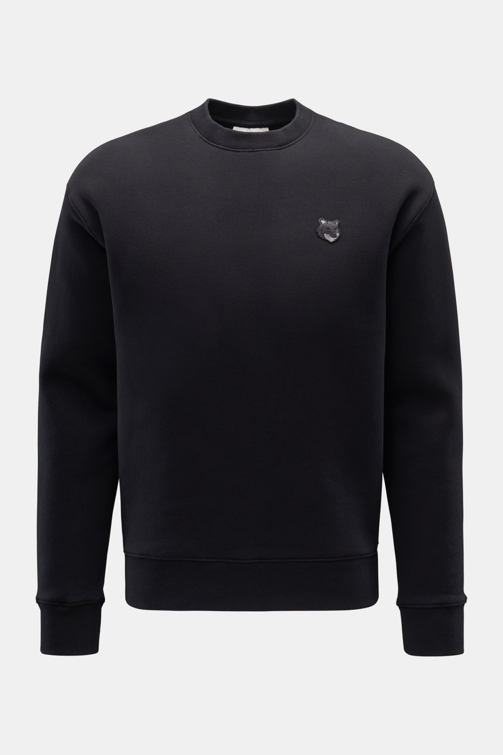 Maison Kitsuné Crew neck sweatshirt 'Bold Fox' black