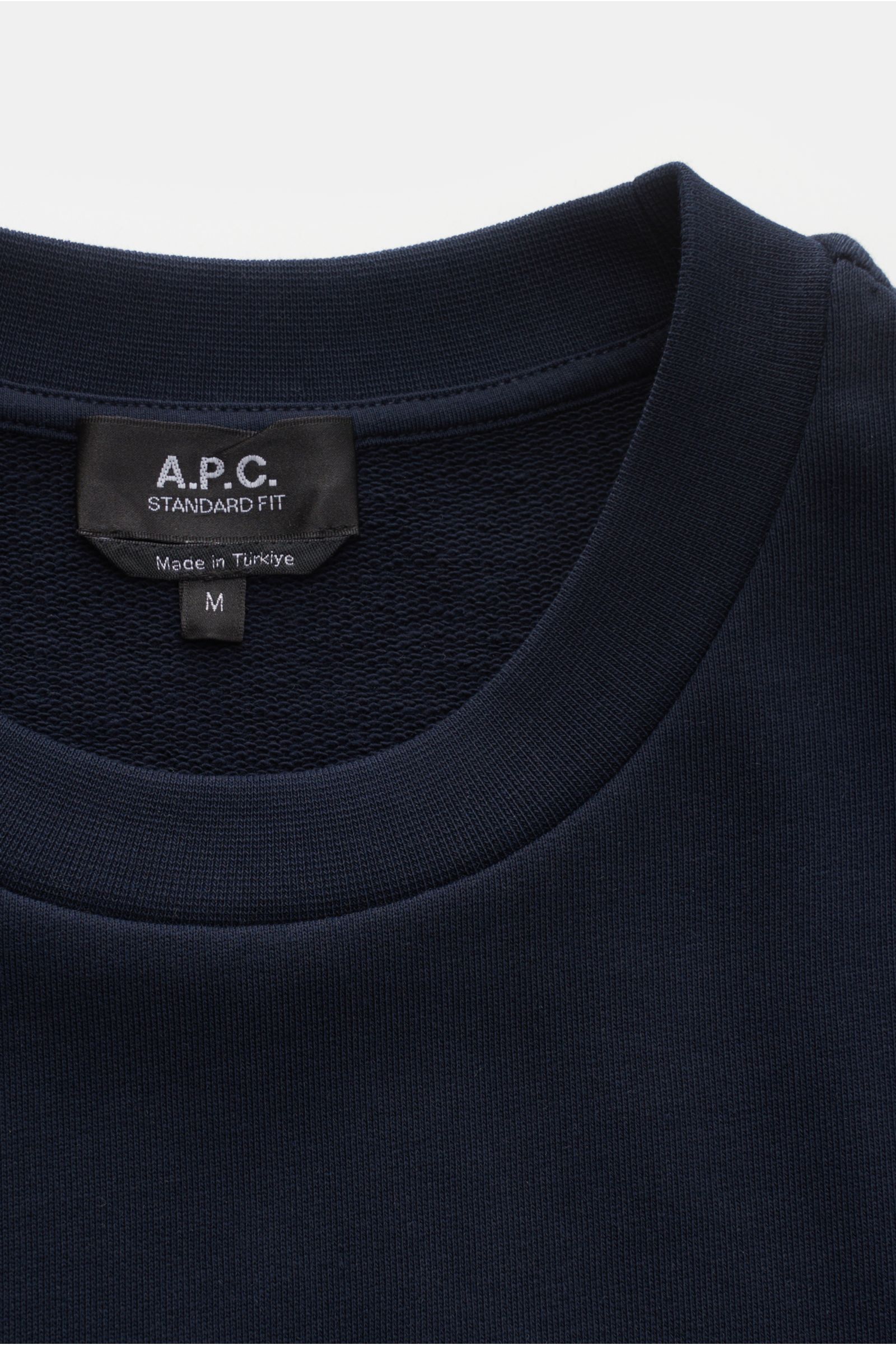 A.P.C. Crew neck sweatshirt 'Standard Grand VPC' navy