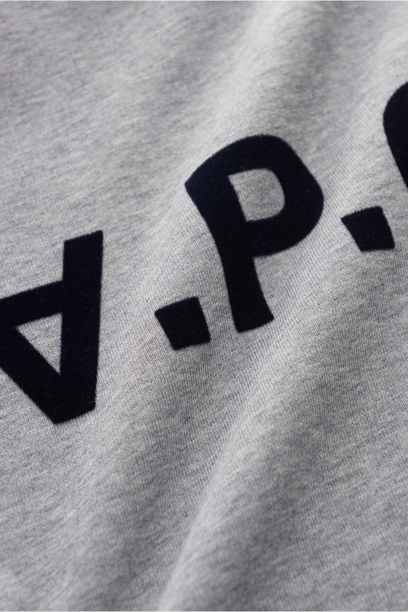 A.P.C. Crew neck sweatshirt 'Standard Grand VPC' grey mottled