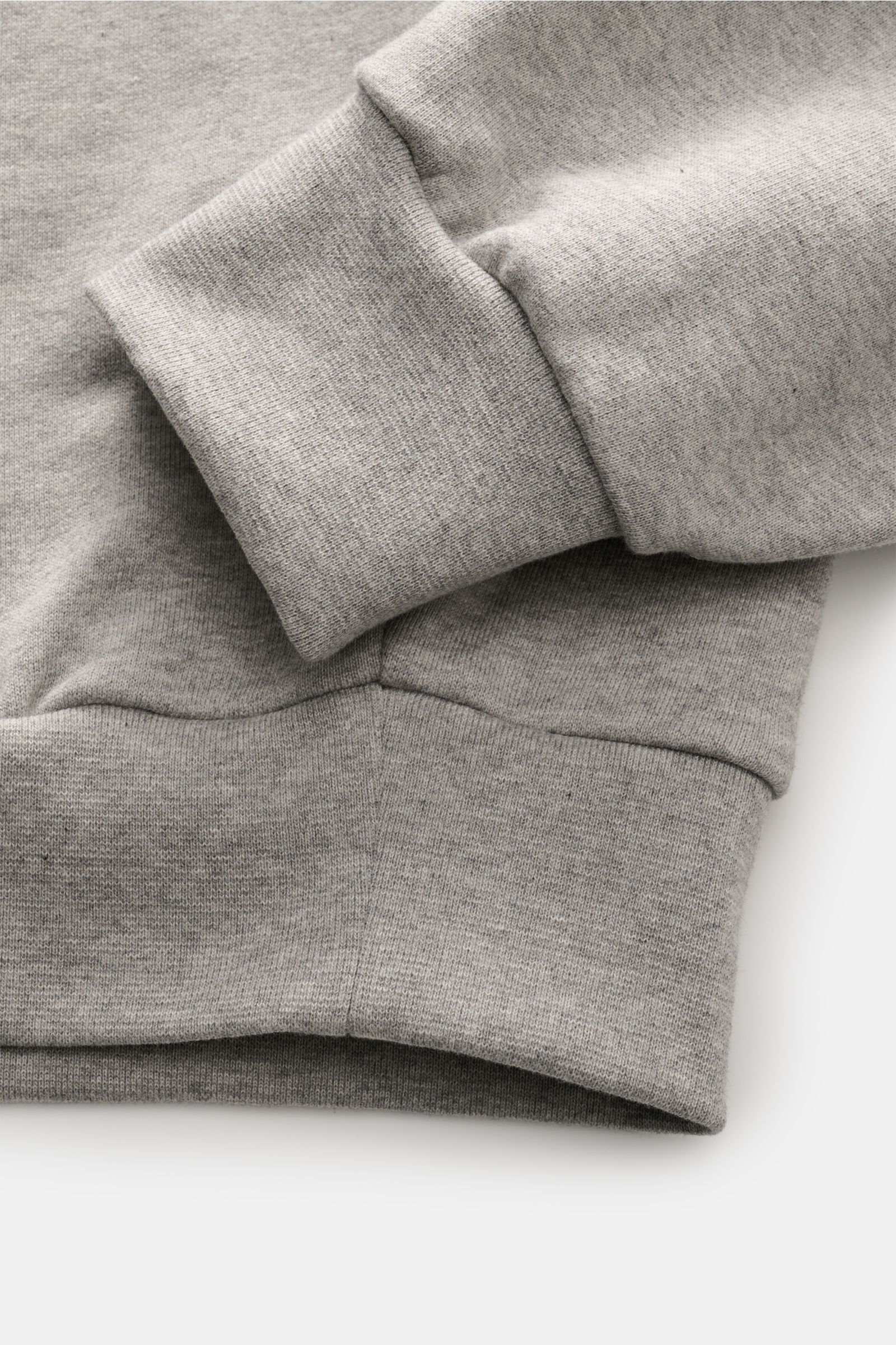 A.P.C. Rundhals-Sweatshirt 'James' grau meliert