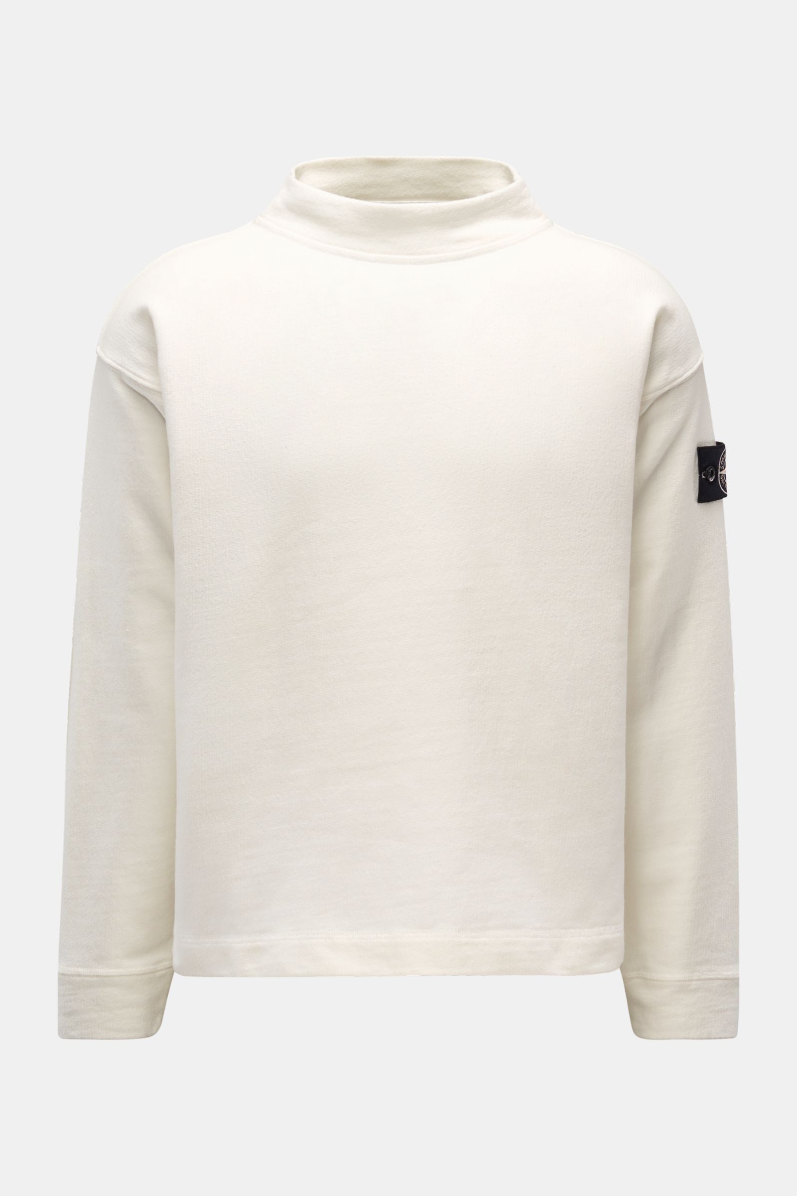 Stone Island Rundhals-Sweatshirt 'Raw Beauty' creme