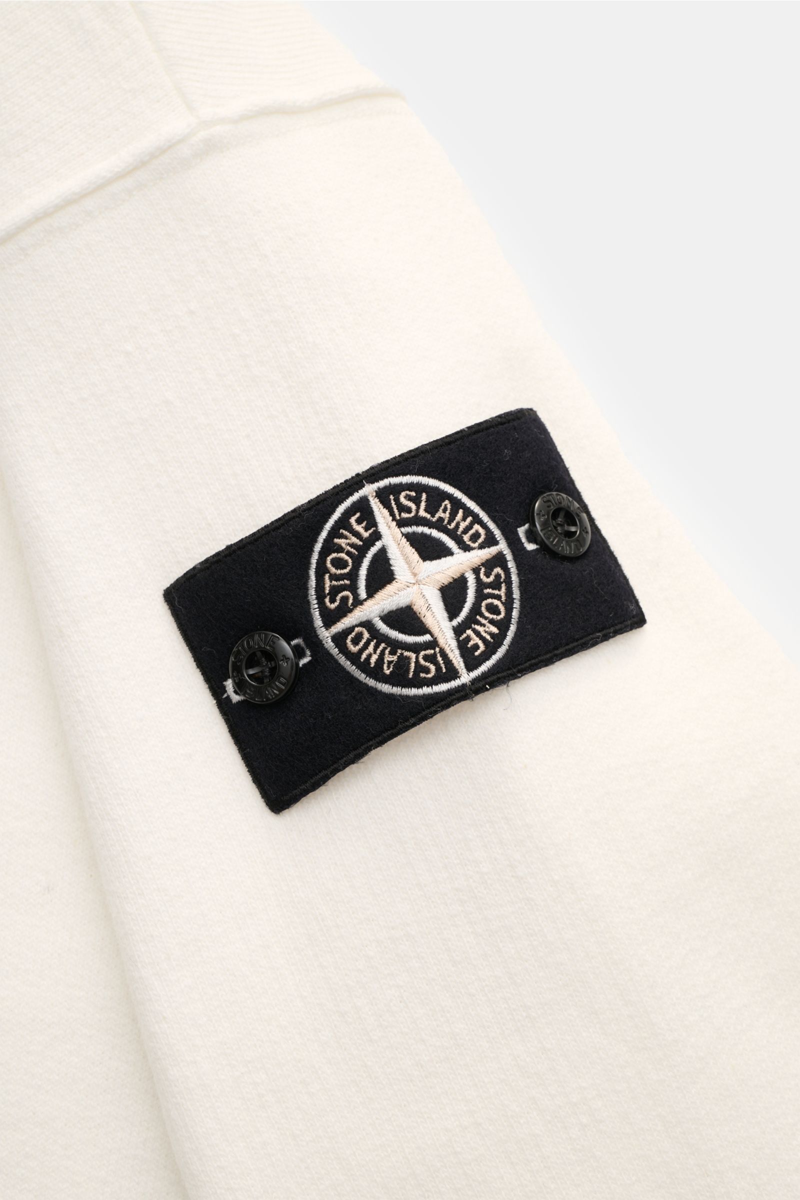Stone Island Rundhals-Sweatshirt 'Raw Beauty' creme
