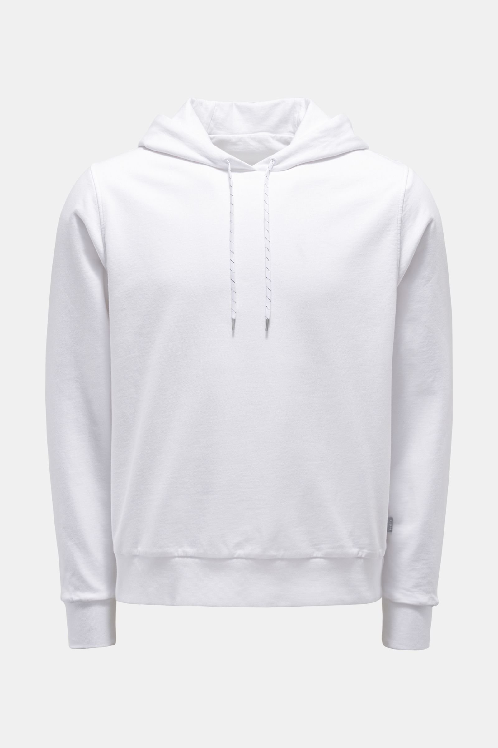 Reversible-hooded jumper white