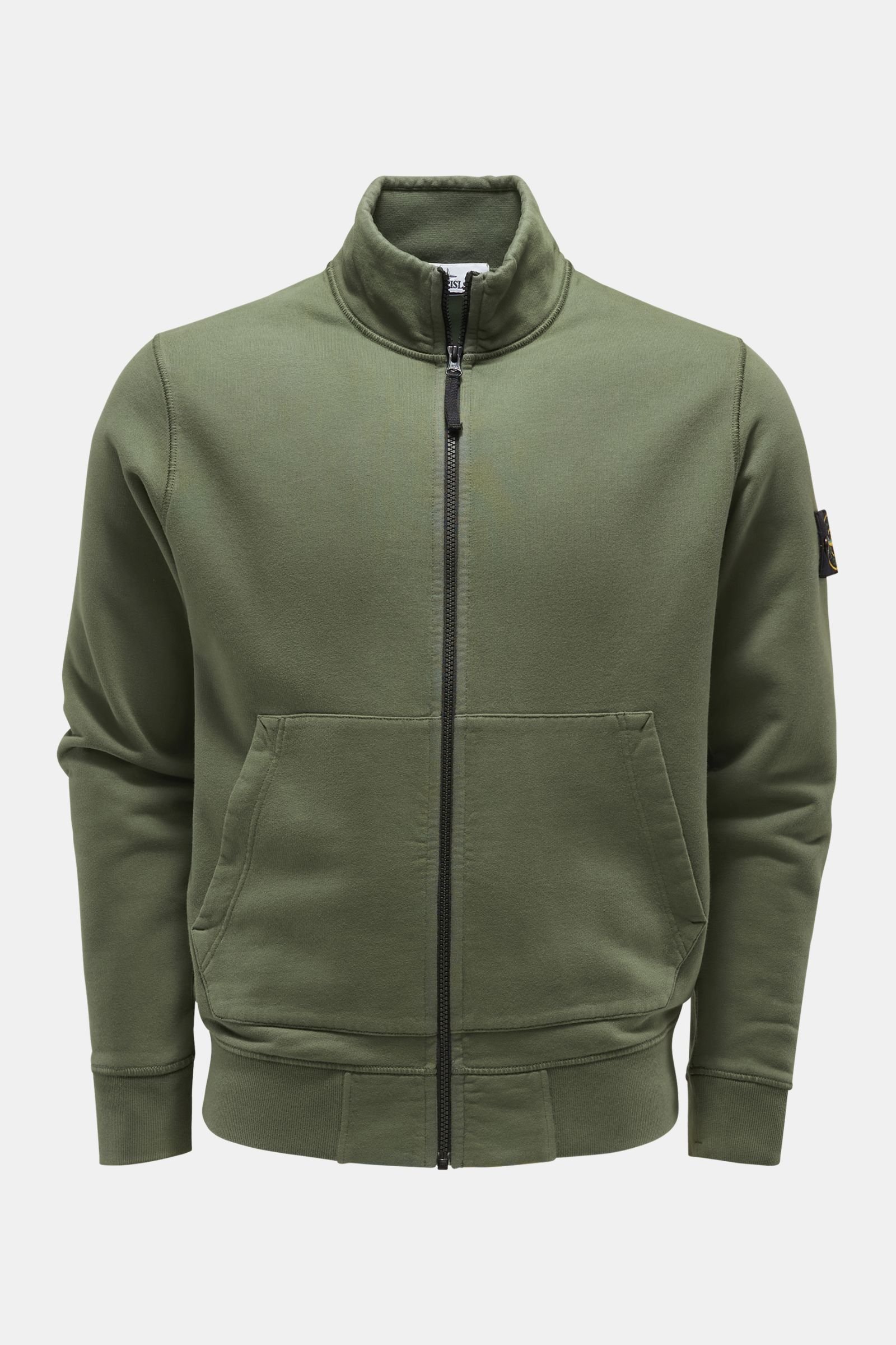 Sweat jacket grey-green
