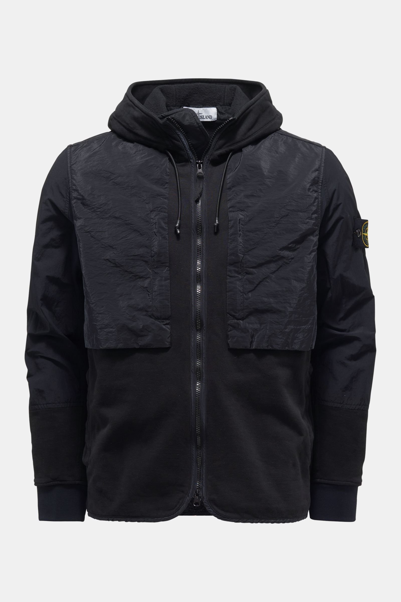 Sweat jacket black/dark navy