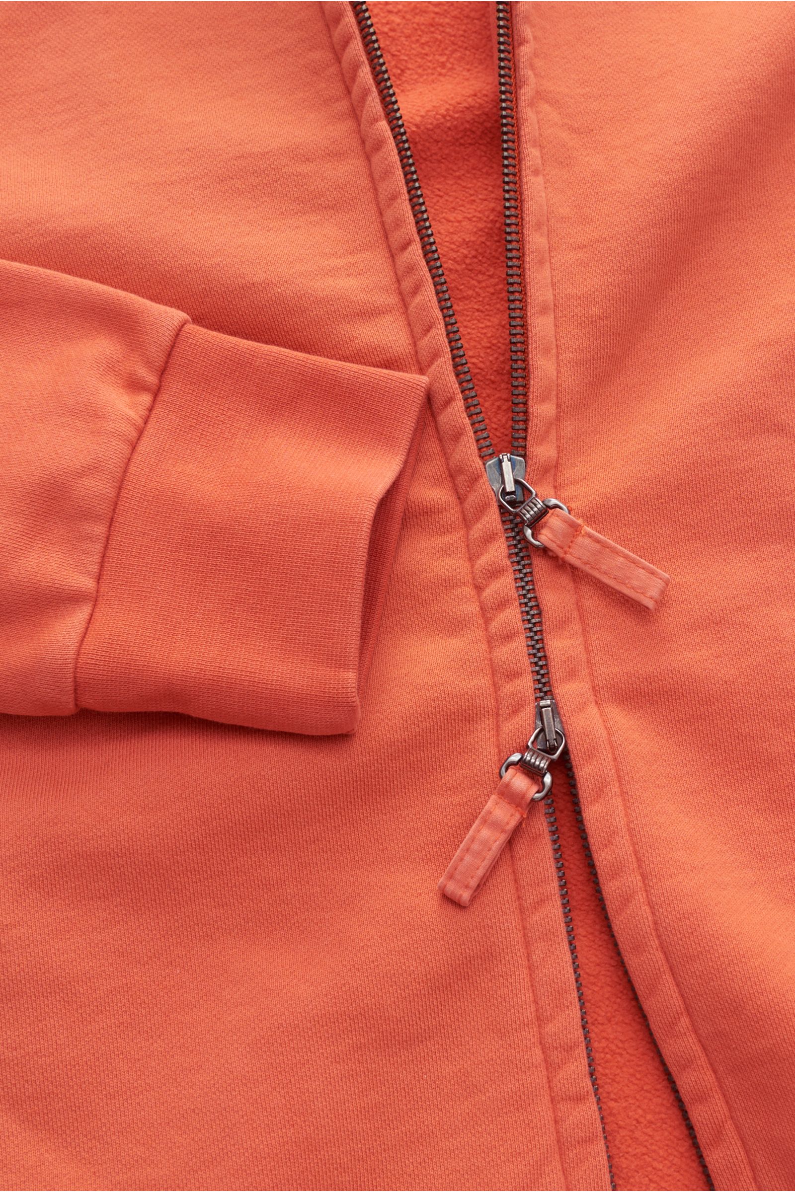 04651/ A TRIP IN A BAG sweat jacket 'Full Zip Hoodie' orange BRAUN