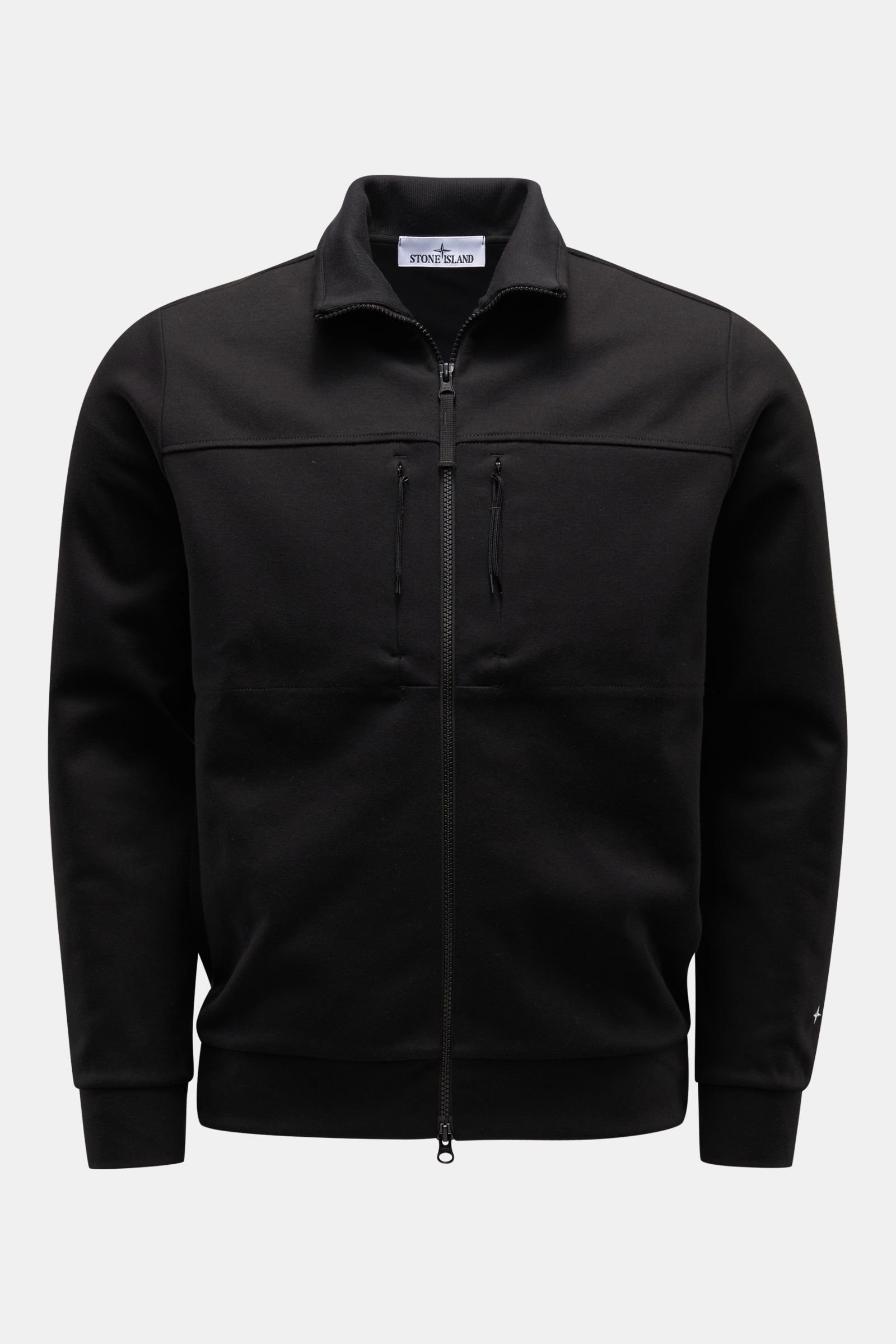 STONE ISLAND sweat jacket 'Stellina' black