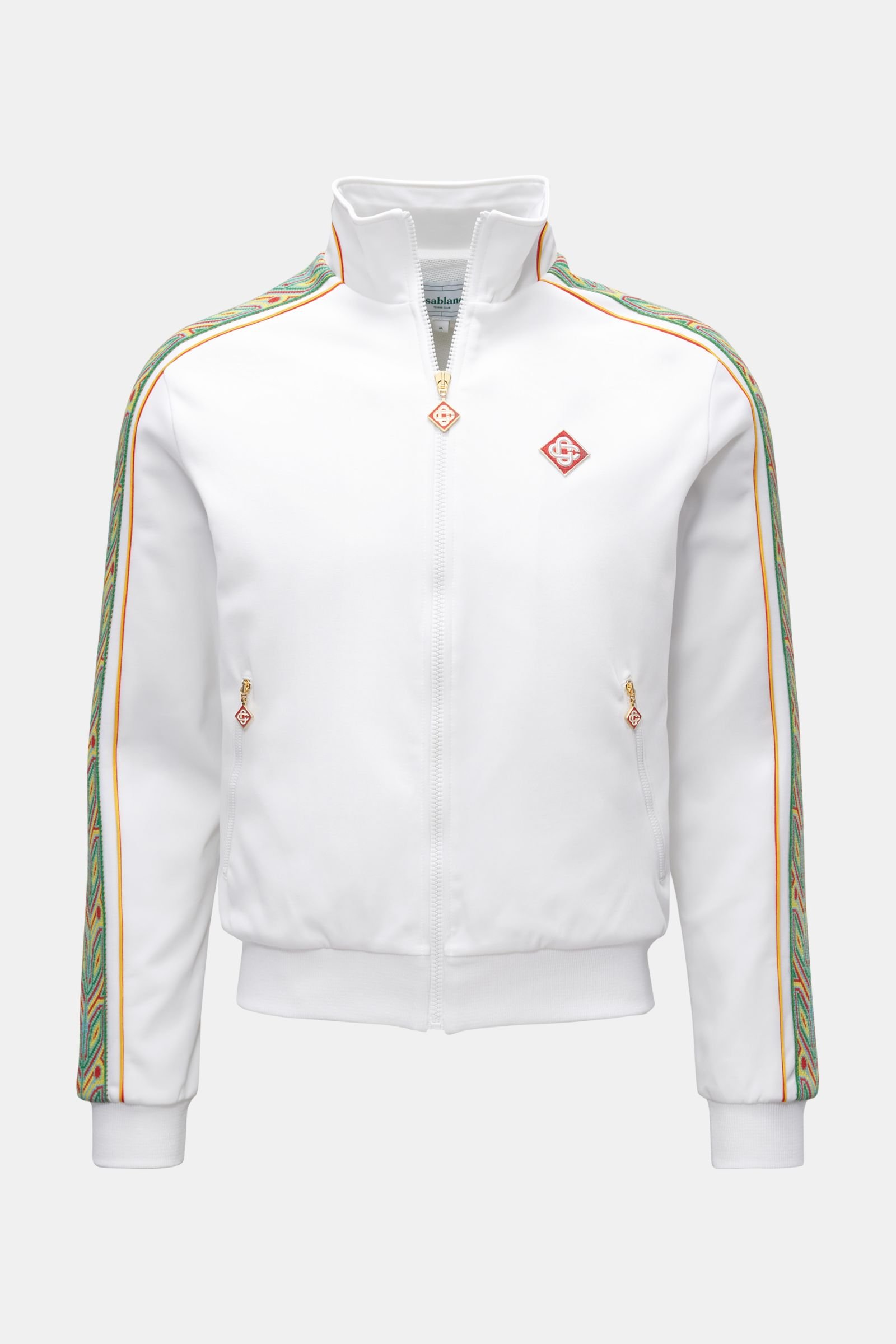 Sweat jacket 'Futuro Laurel Track Top' white