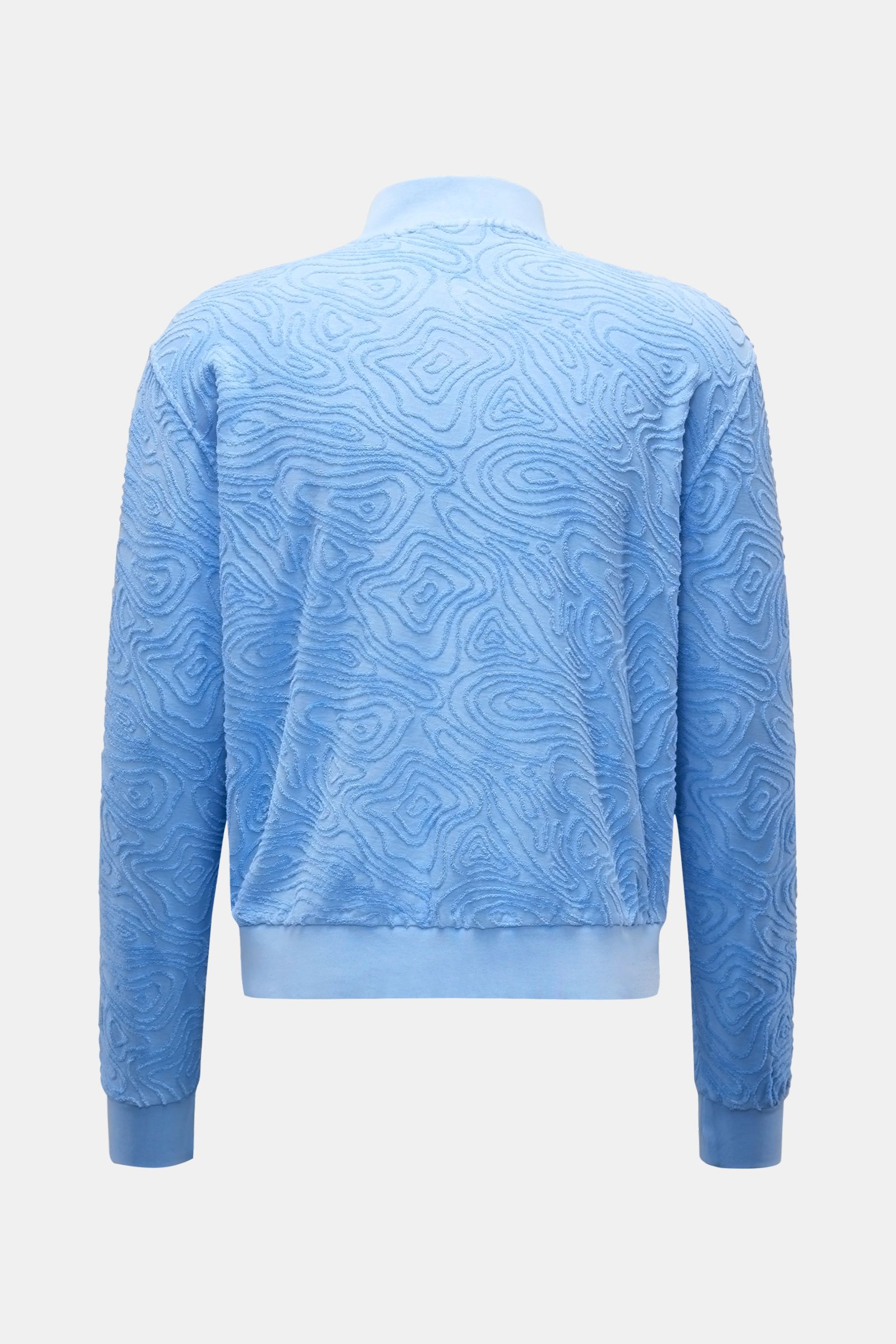 04651/ A trip in a bag Sweatjacke 'Seamap Bomber' blau