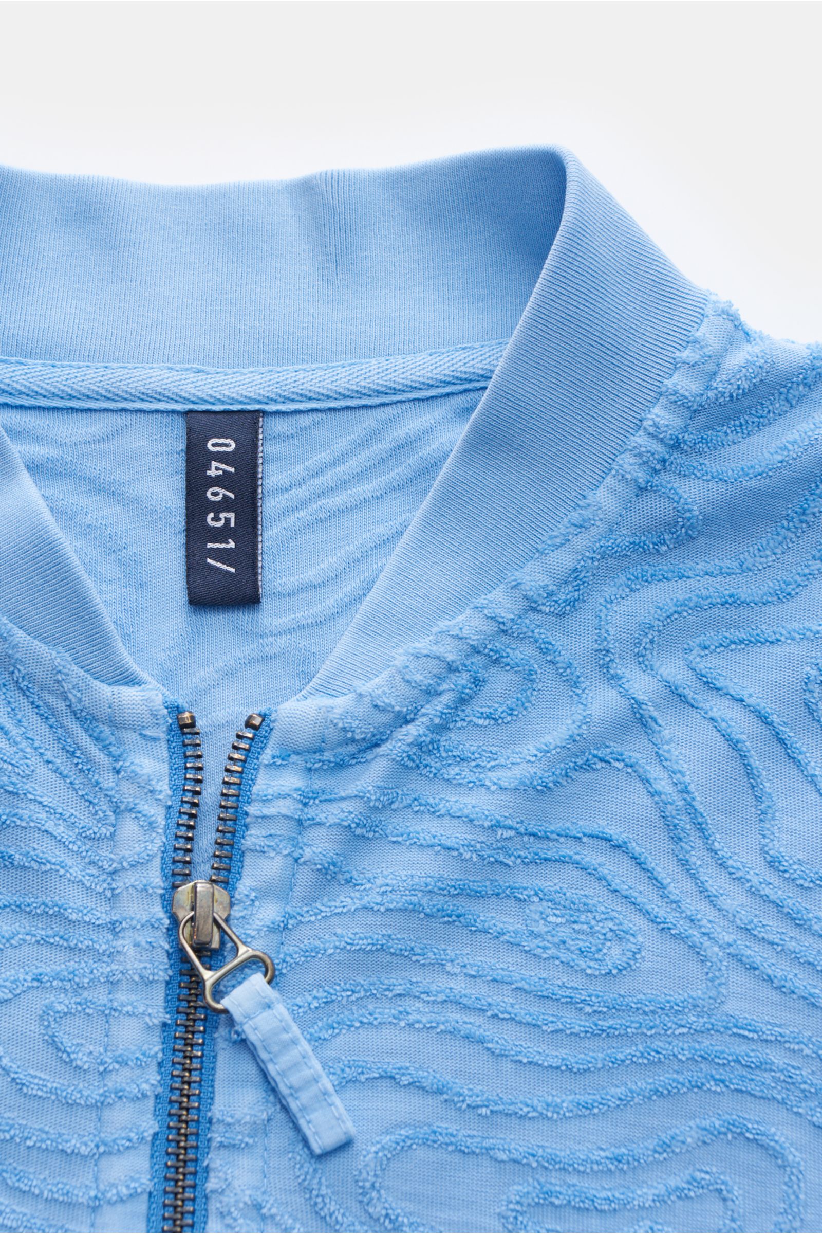 04651/ A trip in a bag Sweatjacke 'Seamap Bomber' blau