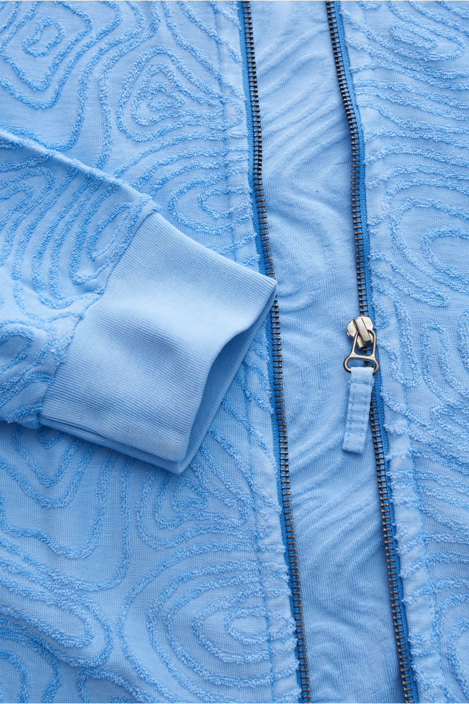 04651/ A trip in a bag Sweatjacke 'Seamap Bomber' blau