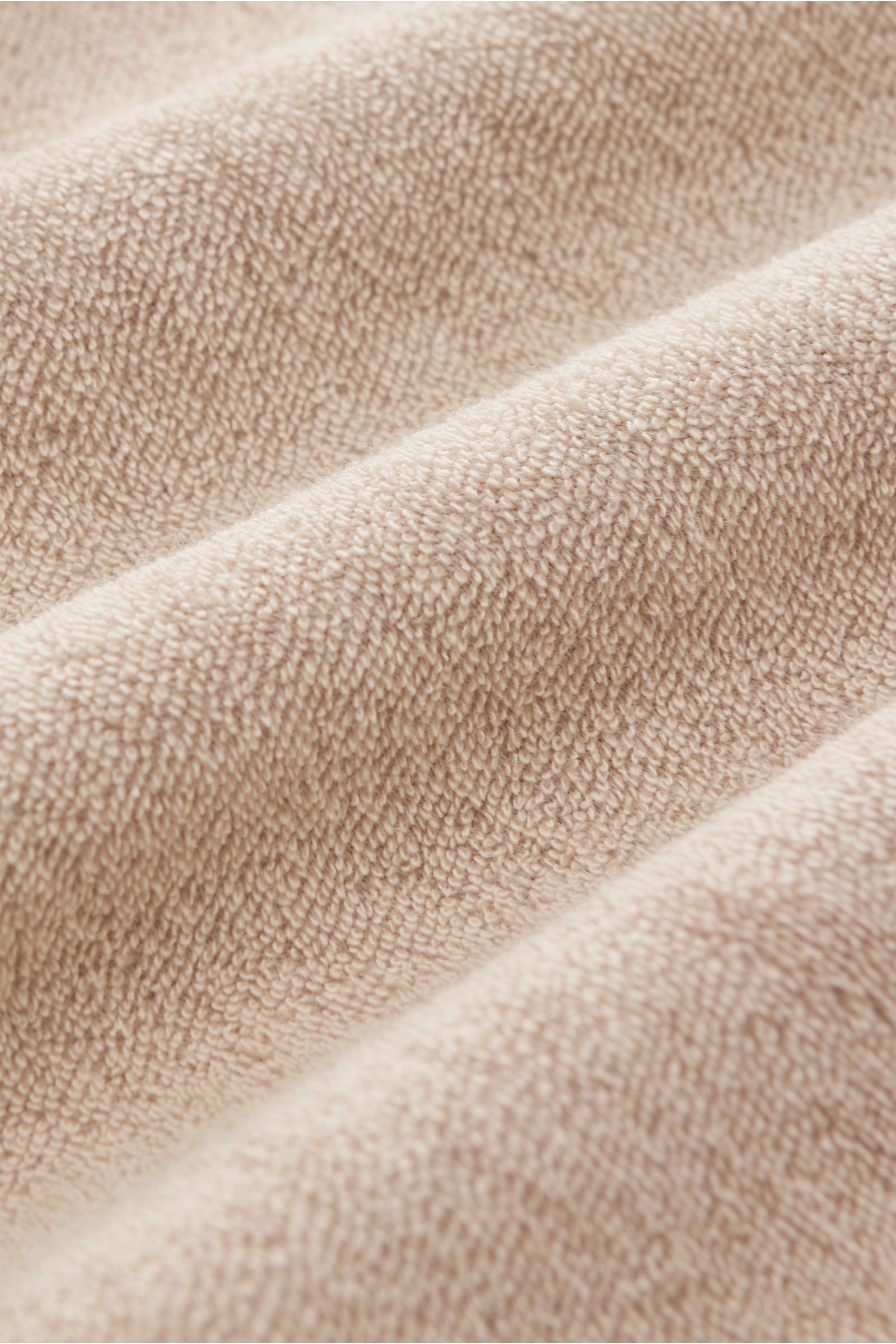 04651/ A trip in a bag Terry sweat jacket 'Terry Bomber' beige