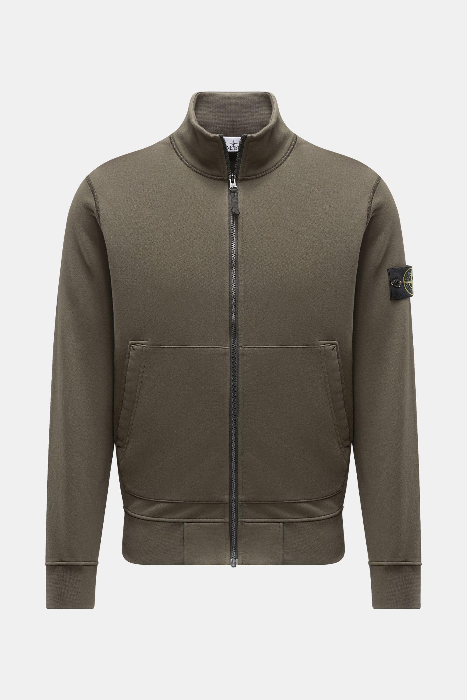 Stone Island Sweatjacke 'Felpa' oliv