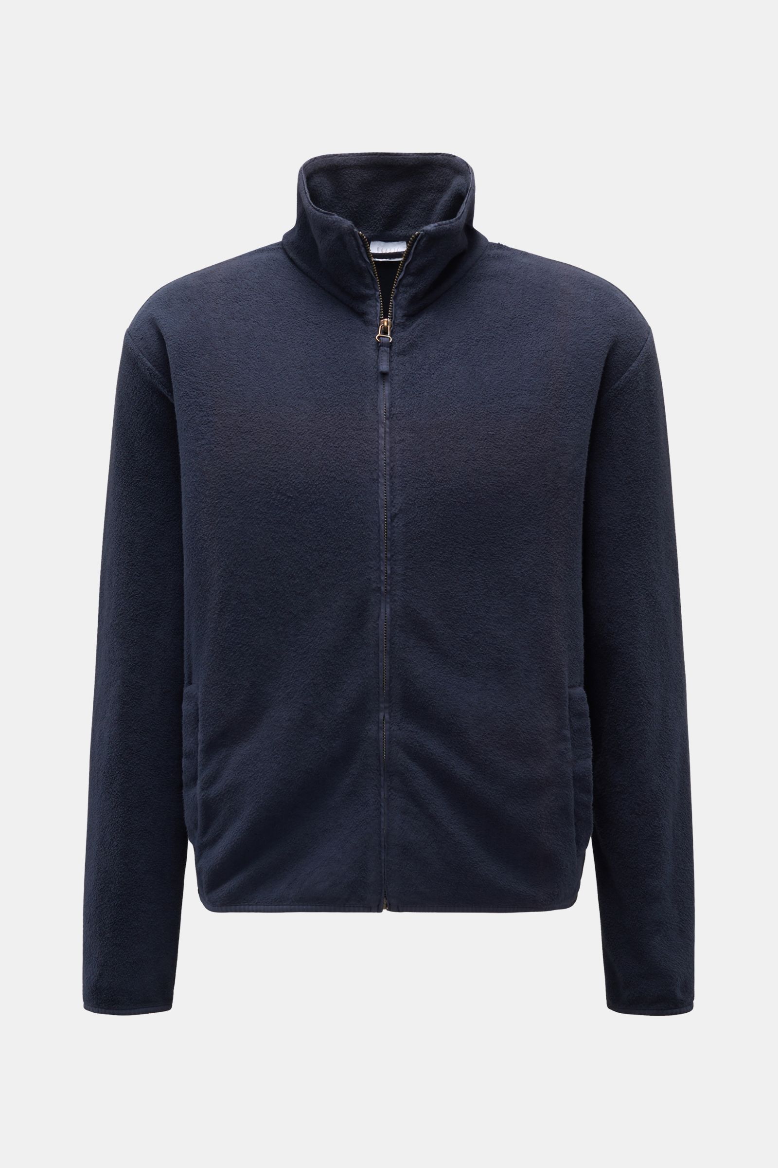 04651/ A trip in a bag Fleece-Sweatjacke navy