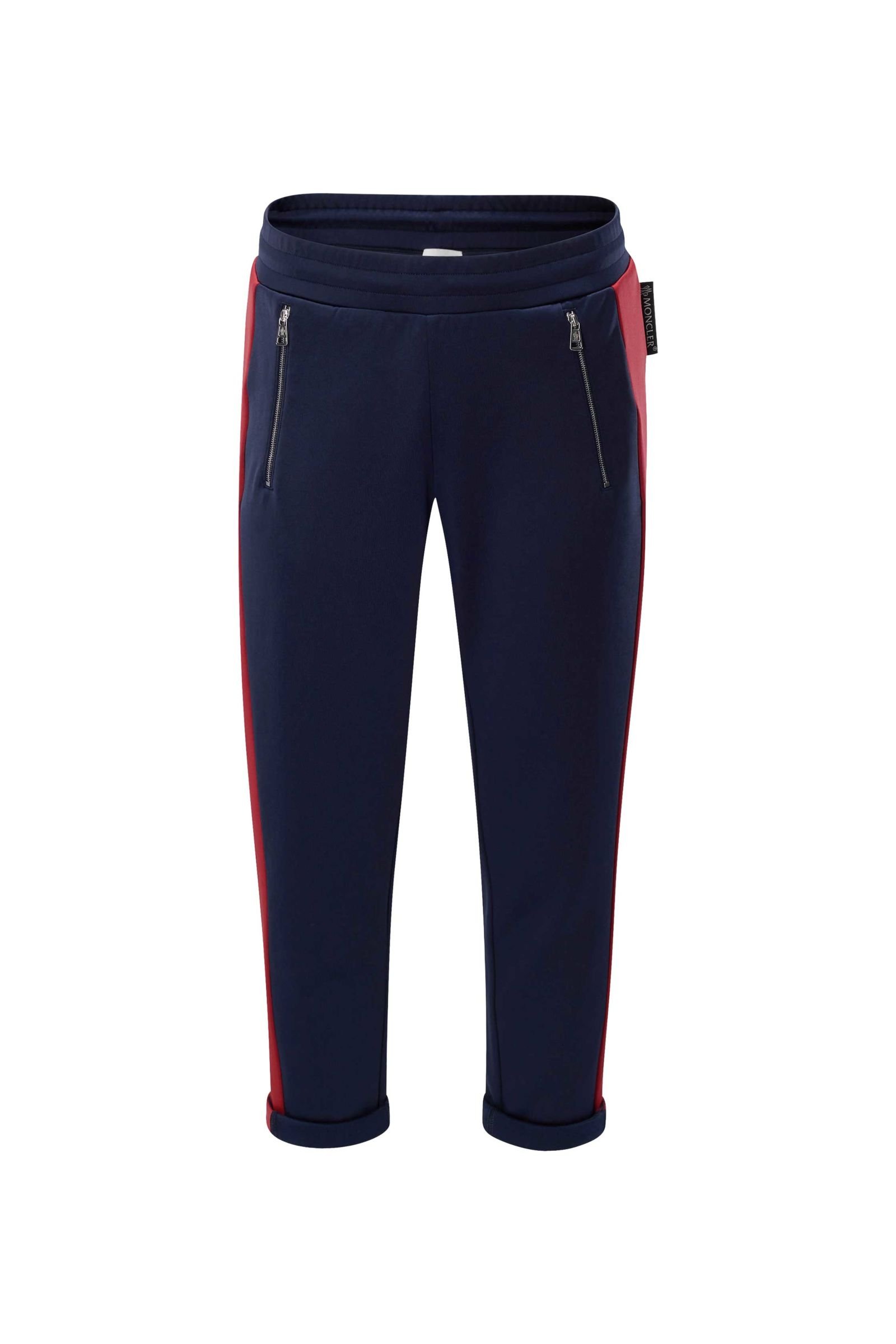 Jersey jogger pants navy