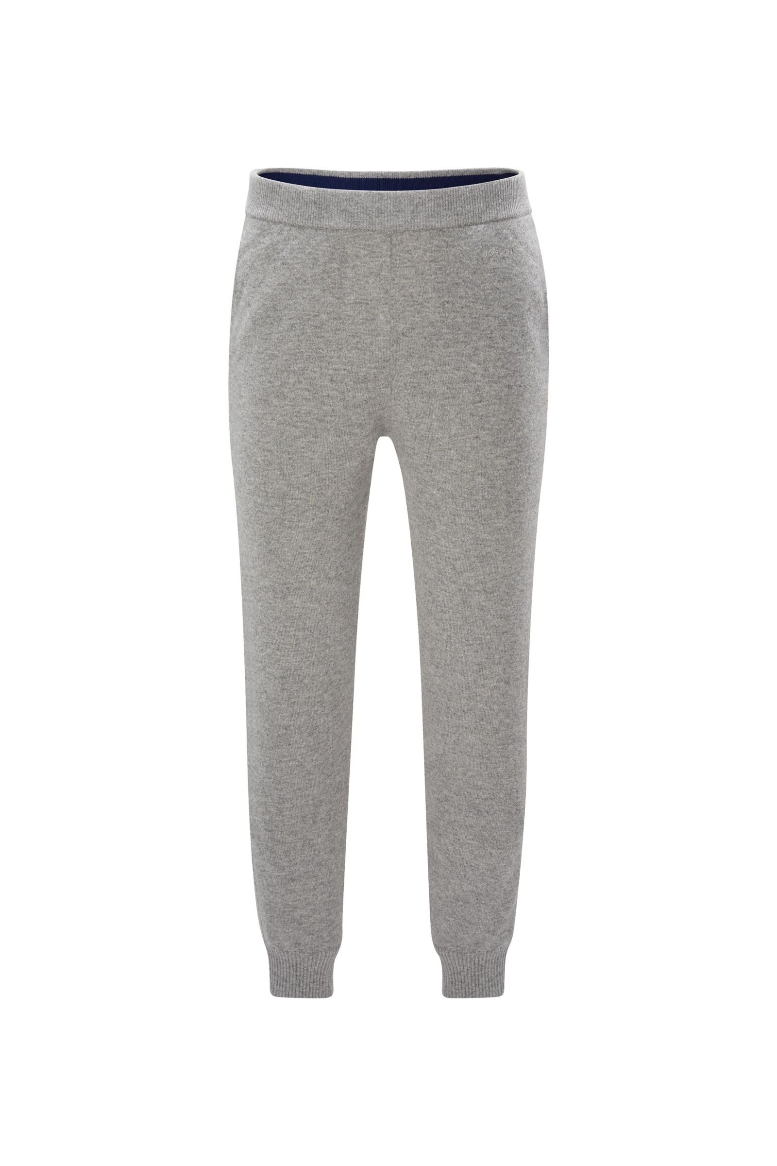 Cashmere jogger pants grey