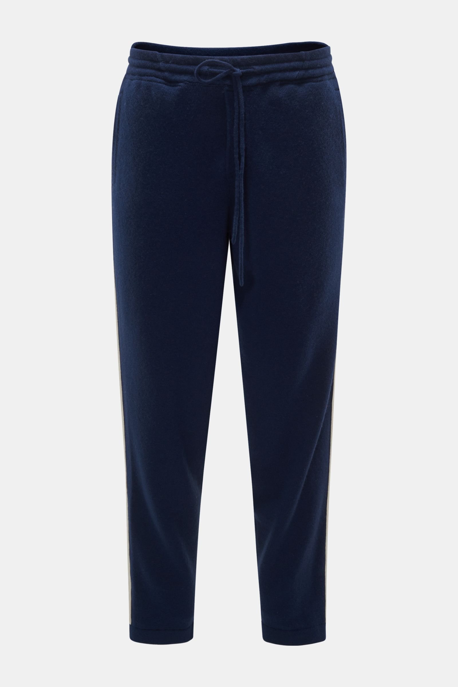 Cashmere jogger pants dark blue