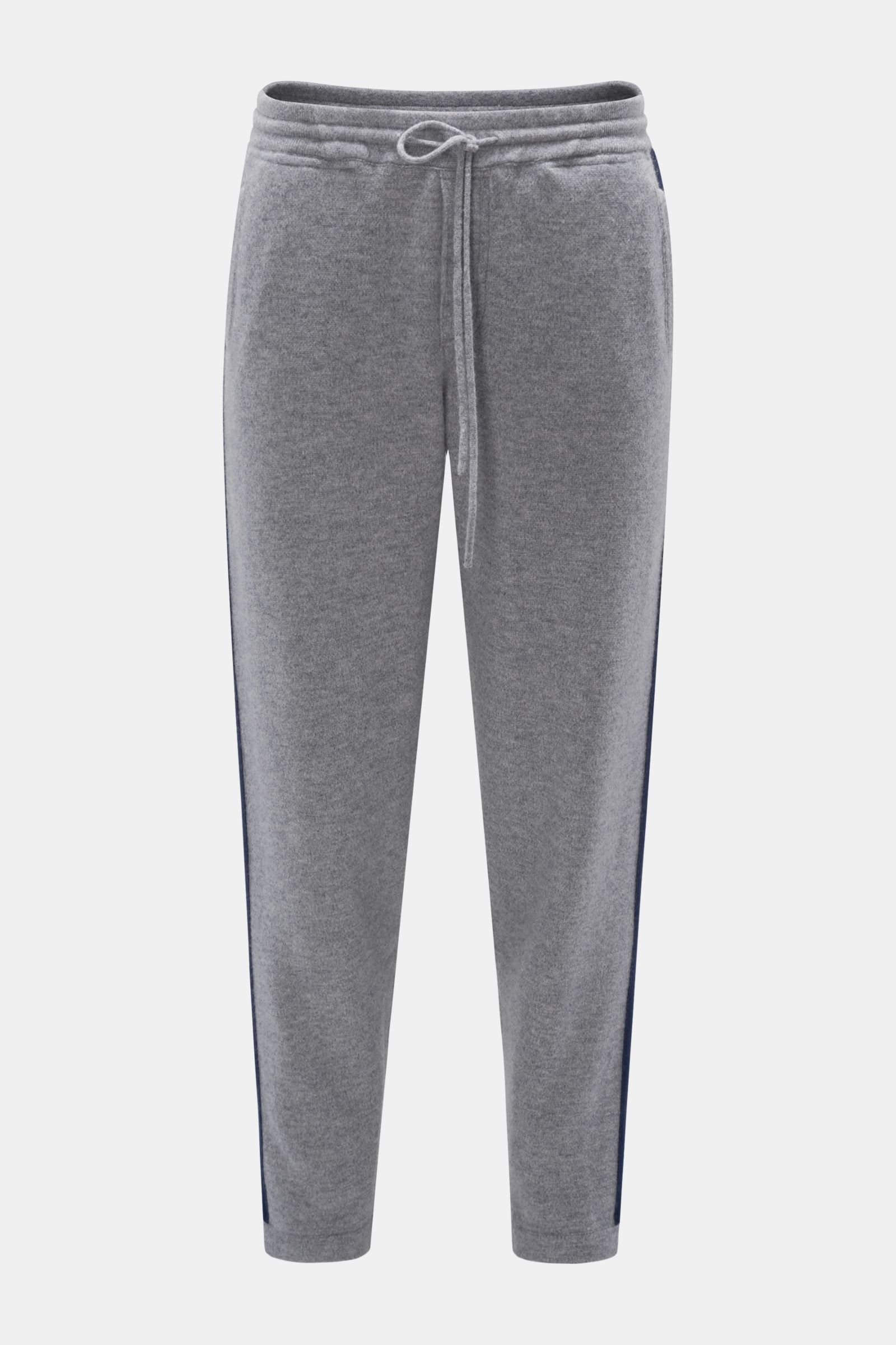 Cashmere jogger pants grey